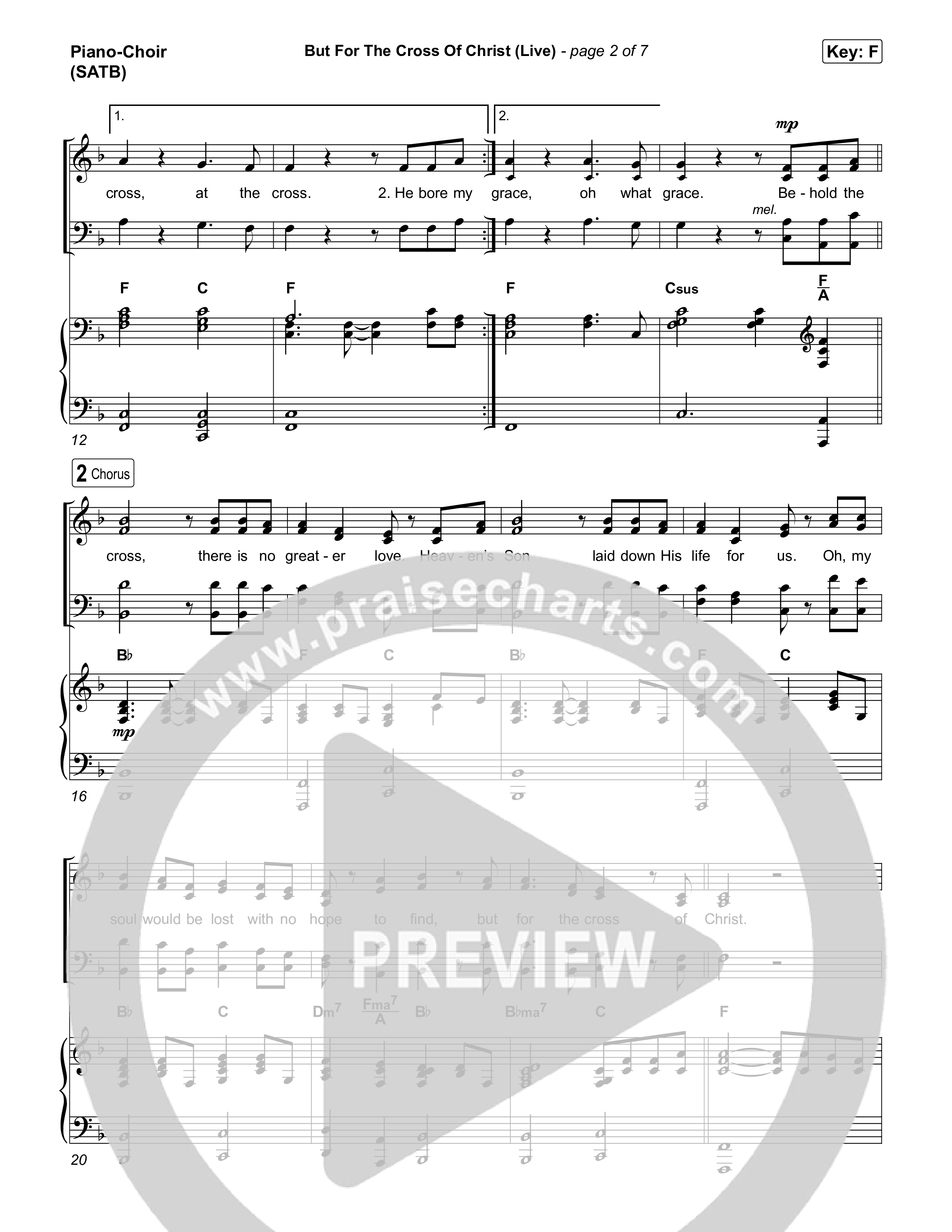 But For The Cross Of Christ Piano/Vocal Pack (Keith & Kristyn Getty / Bryan Fowler / Sing!)