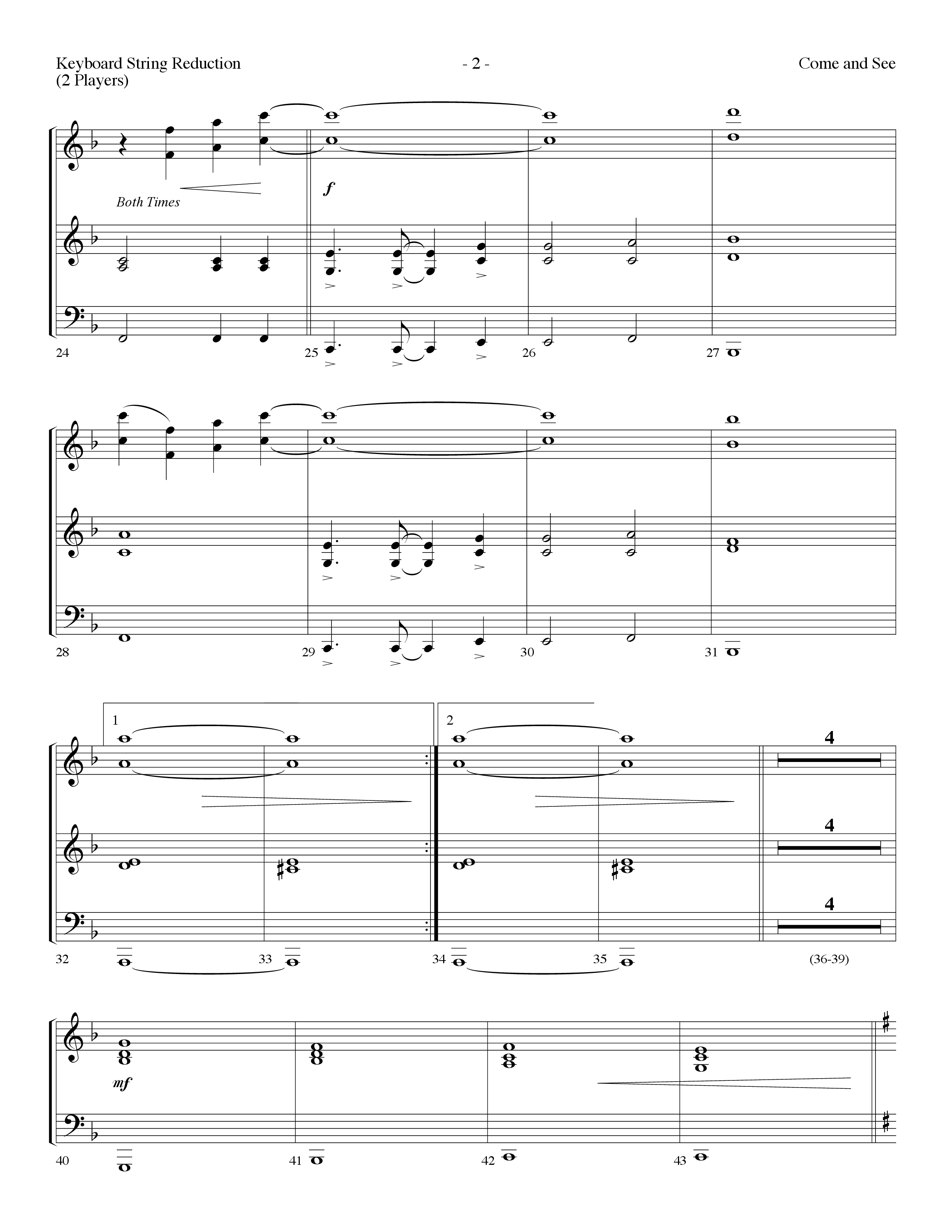 Come And See (with Finale: Christmas Angels) (Choral Anthem SATB) String Reduction (Lifeway Choral / Arr. Dennis Allen)