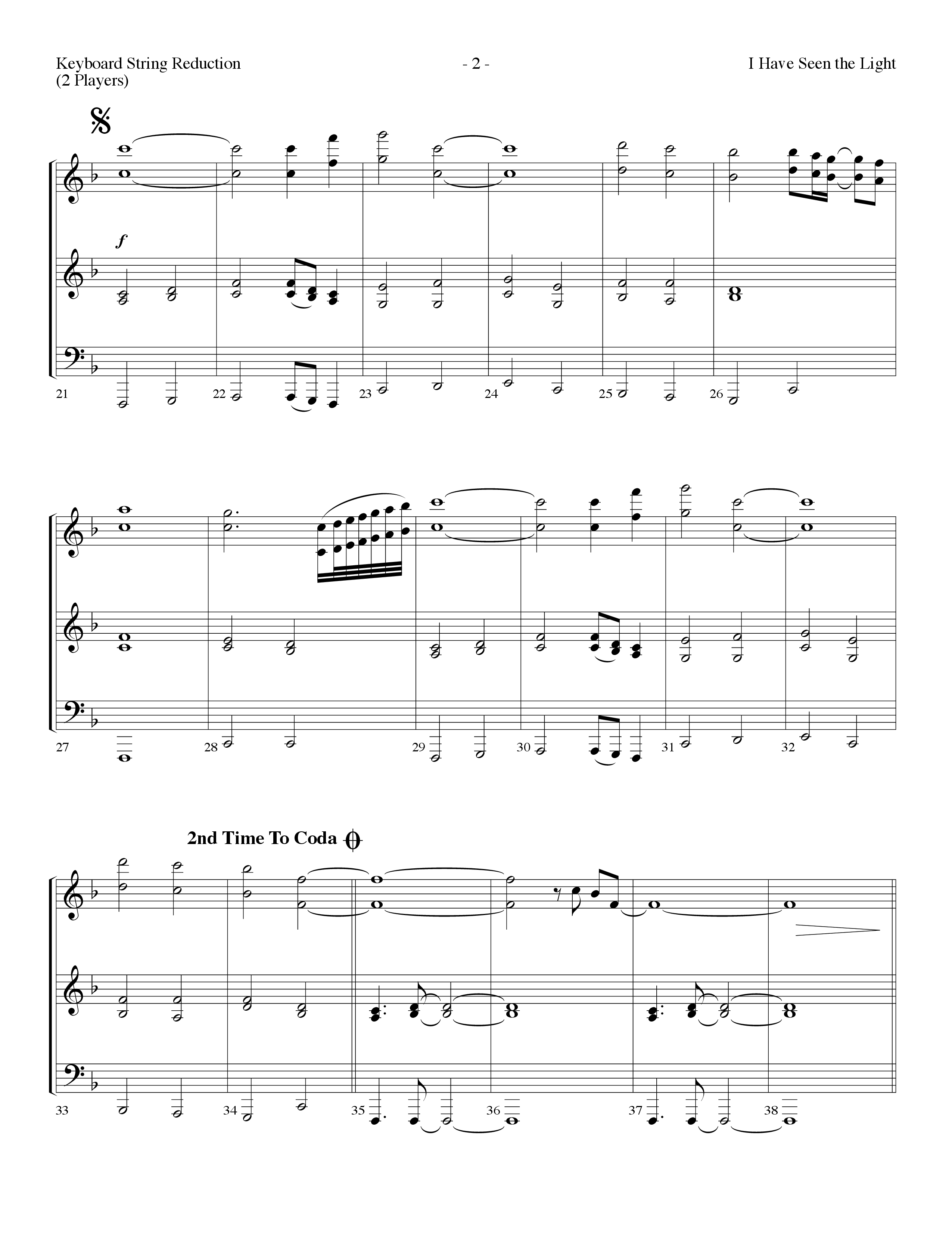 I Have Seen The Light (Choral Anthem SATB) String Reduction (Lifeway Choral / Arr. Dennis Allen)
