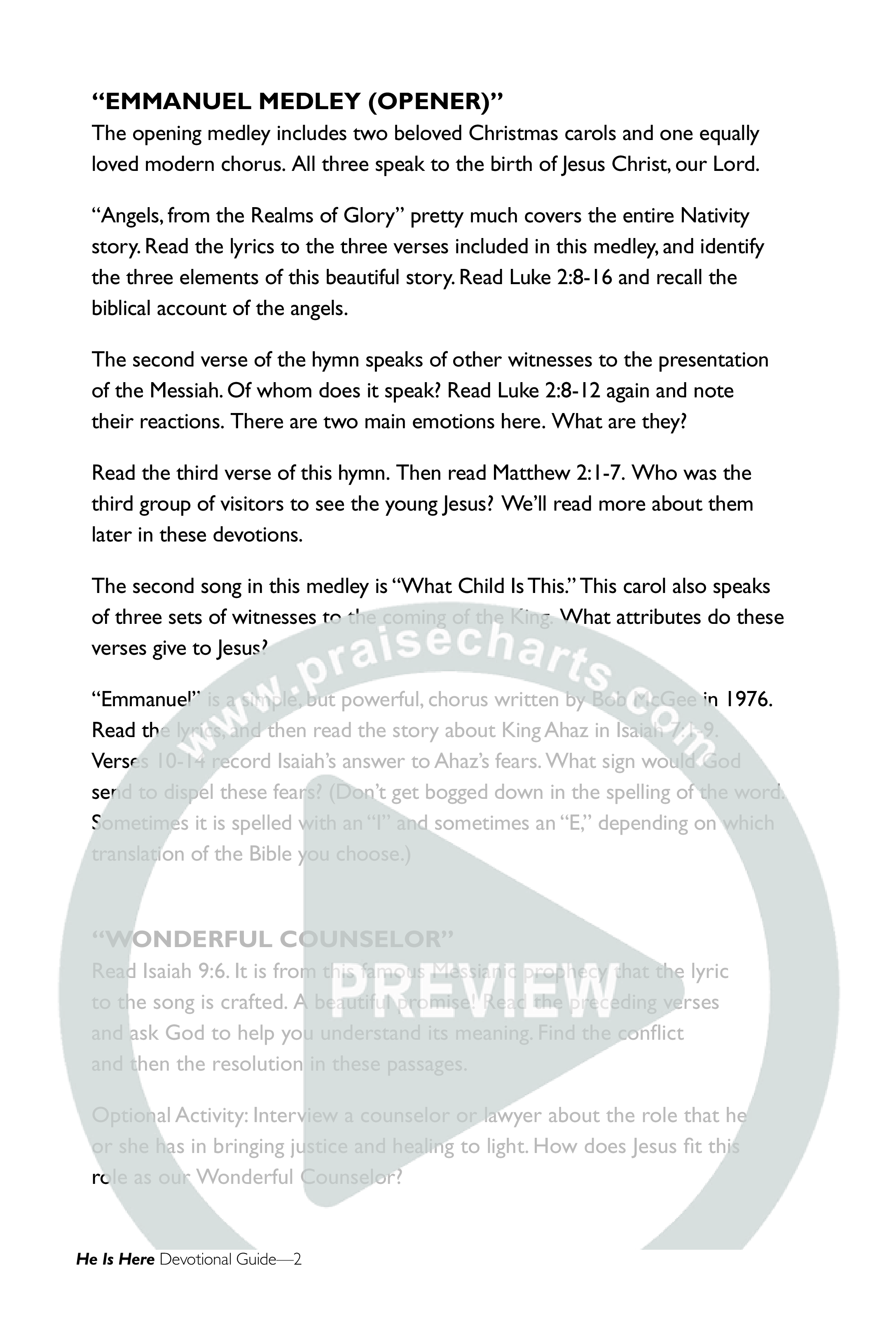 He Is Here (8 Song Choral Collection) Song 10 (Piano SATB) (Lifeway Choral / Arr. Dennis Allen)