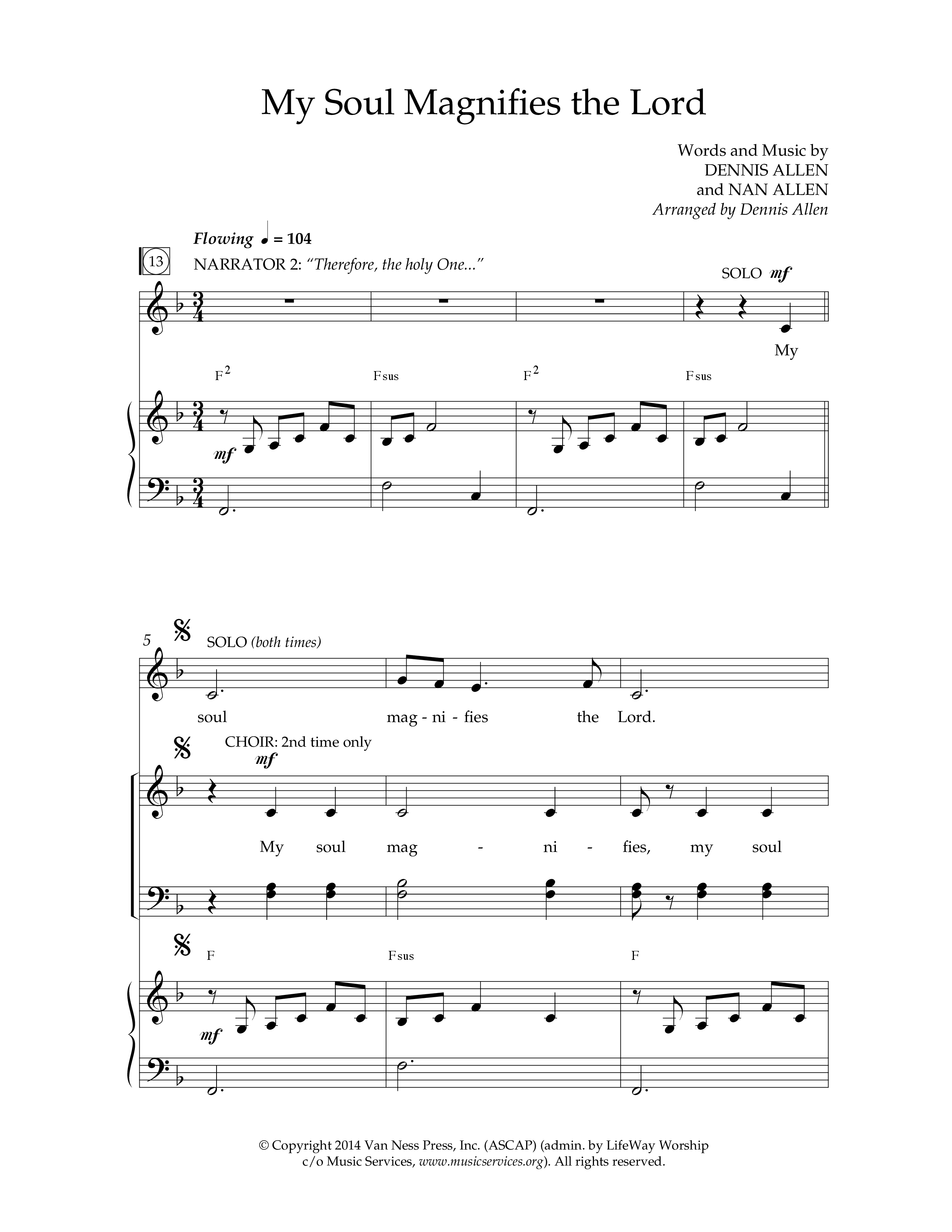 He Is Here (8 Song Choral Collection) Song 4 (Piano SATB) (Lifeway Choral / Arr. Dennis Allen)