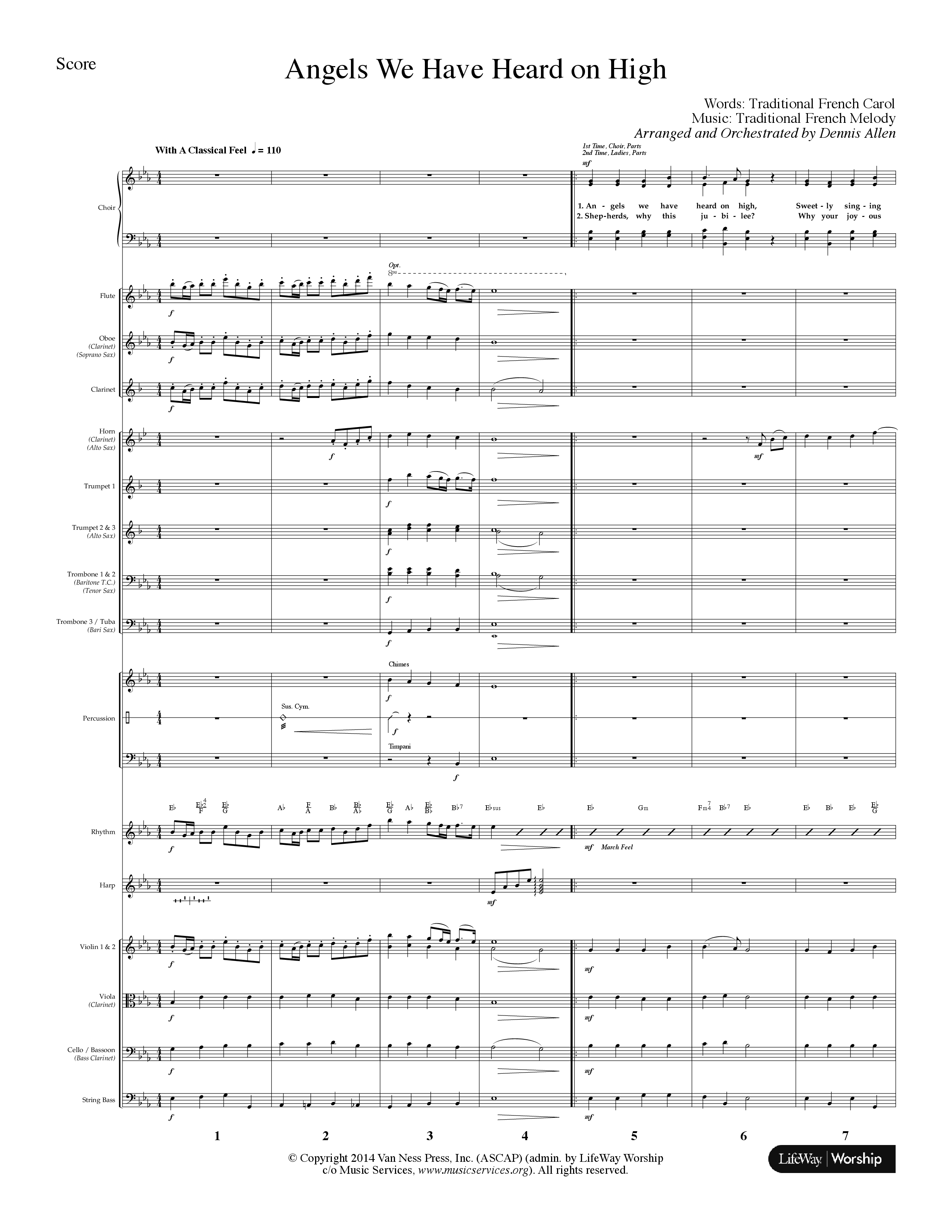 He Is Here (8 Song Choral Collection) Song 5 (Orchestration) (Lifeway Choral / Arr. Dennis Allen)