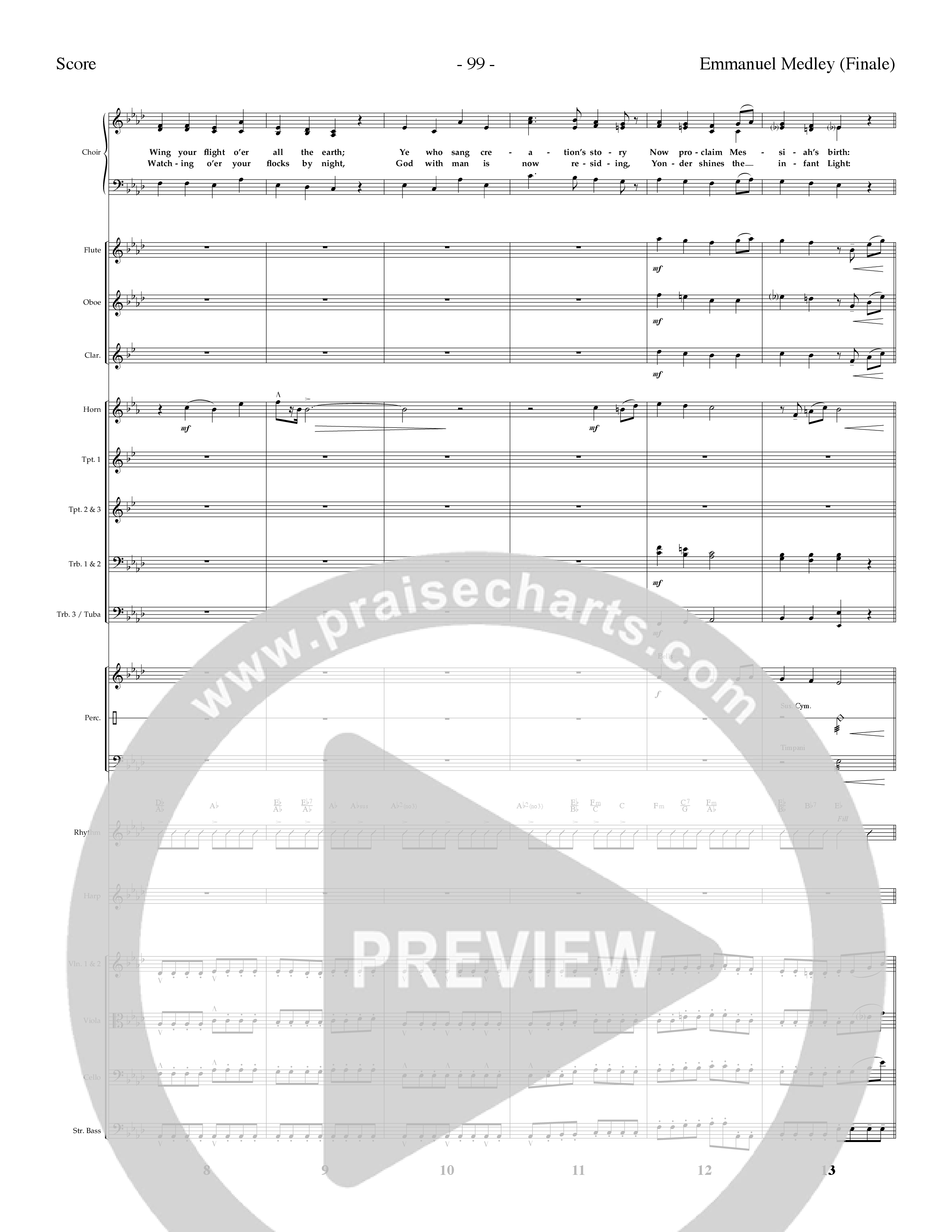 He Is Here (8 Song Choral Collection) Song 9 (Orchestration) (Lifeway Choral / Arr. Dennis Allen)