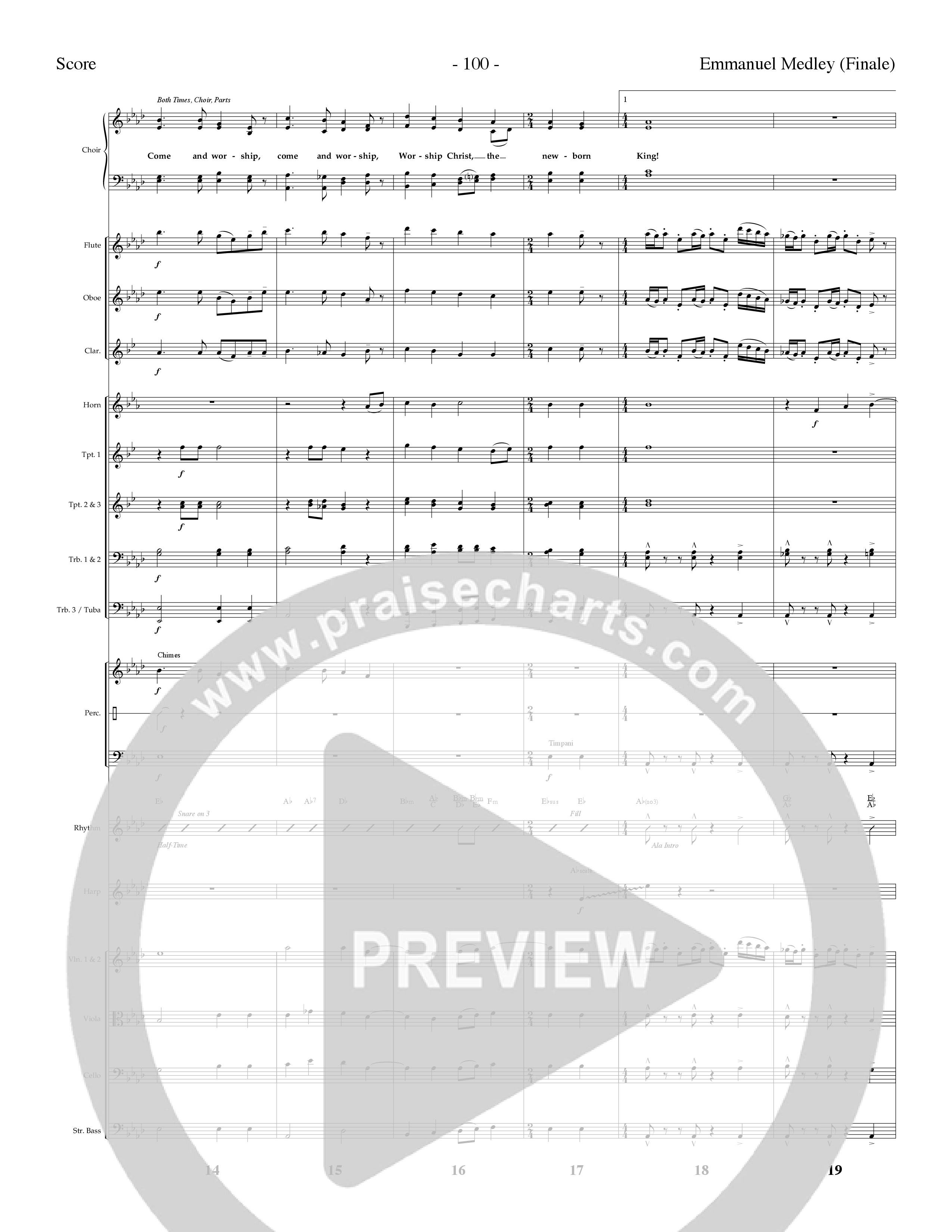 He Is Here (8 Song Choral Collection) Song 9 (Orchestration) (Lifeway Choral / Arr. Dennis Allen)