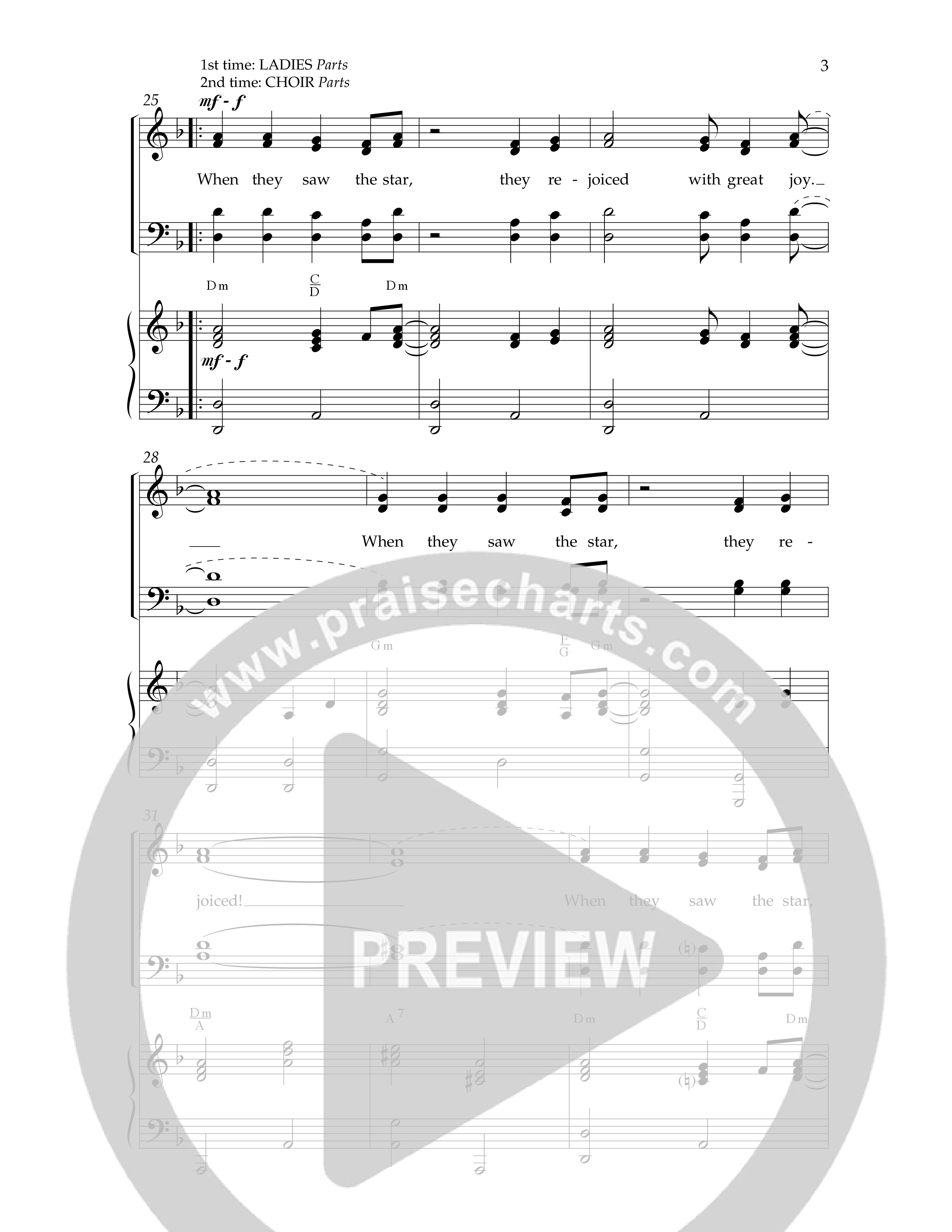 Rejoice With Exceeding Great Joy (Choral Anthem SATB) Anthem (SATB/Piano) (Lifeway Choral / Arr. Dennis Allen)