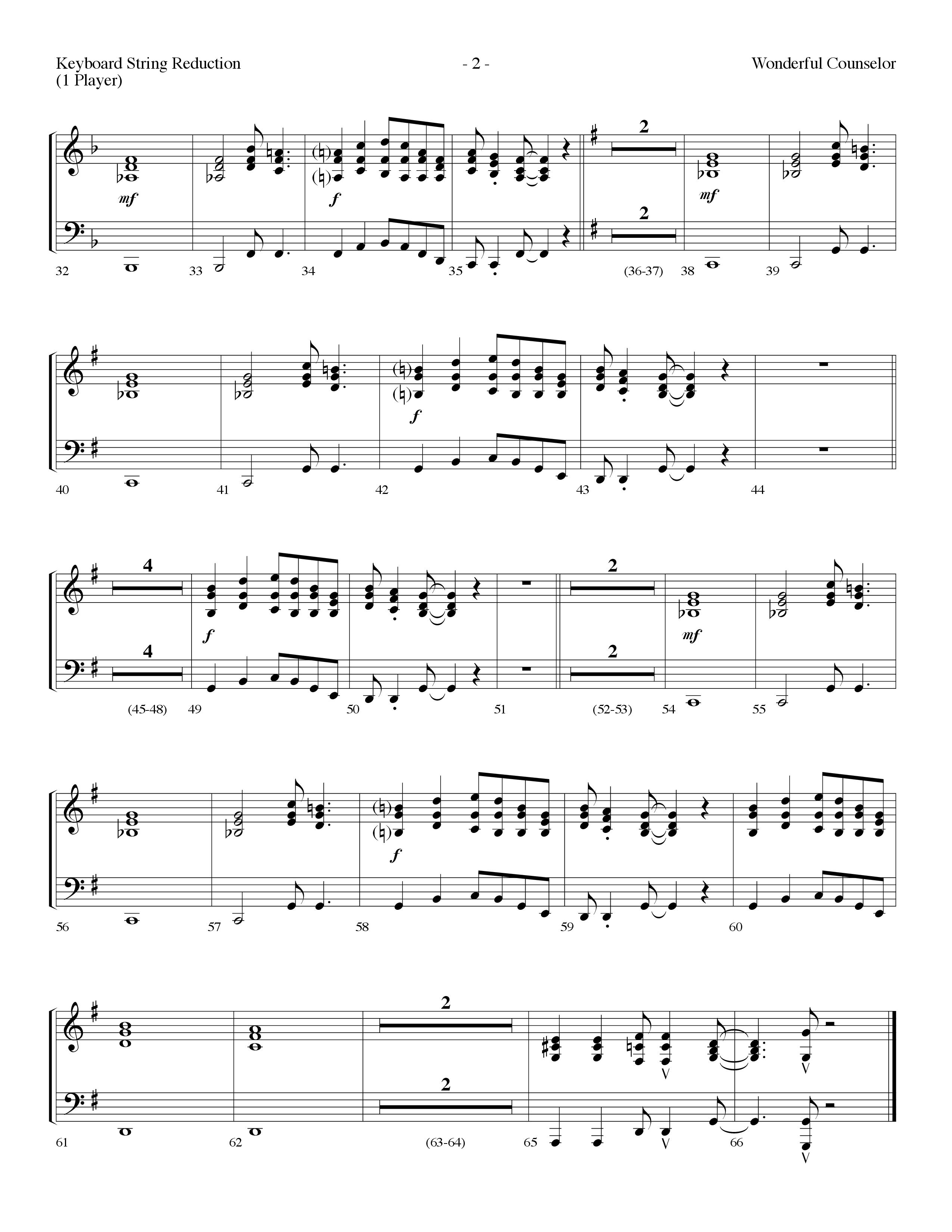 Wonderful Counselor (Choral Anthem SATB) String Reduction (Lifeway Choral / Arr. Dennis Allen)