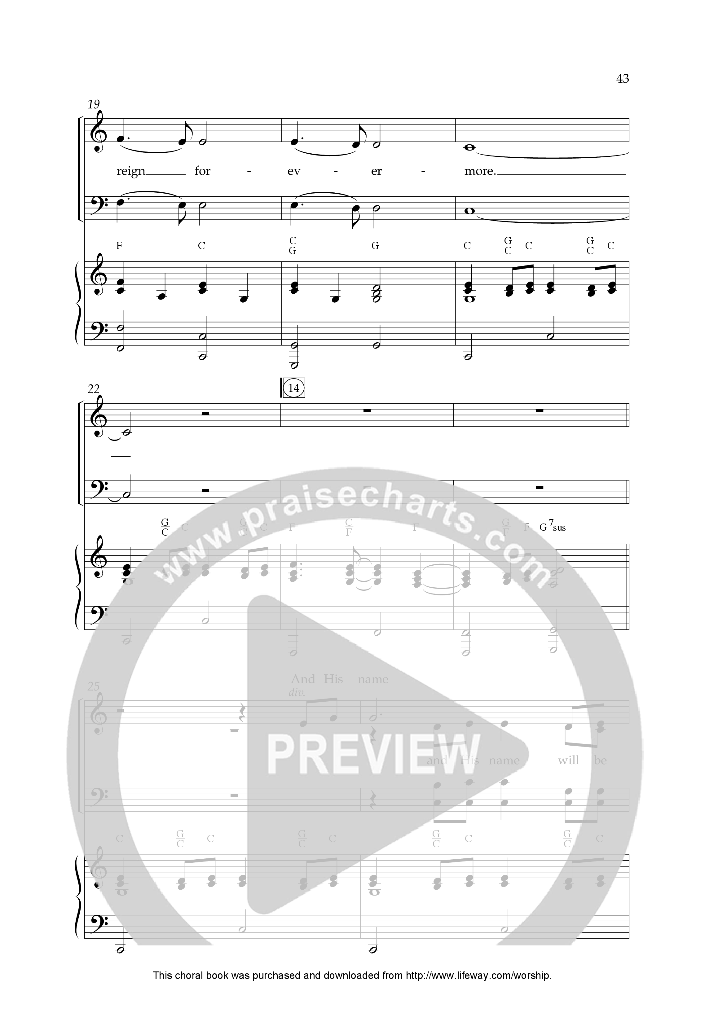 His Name Is Jesus (10 Song Choral Collection) Song 3 (Piano SATB) (Lifeway Choral / Arr. Dennis Allen)