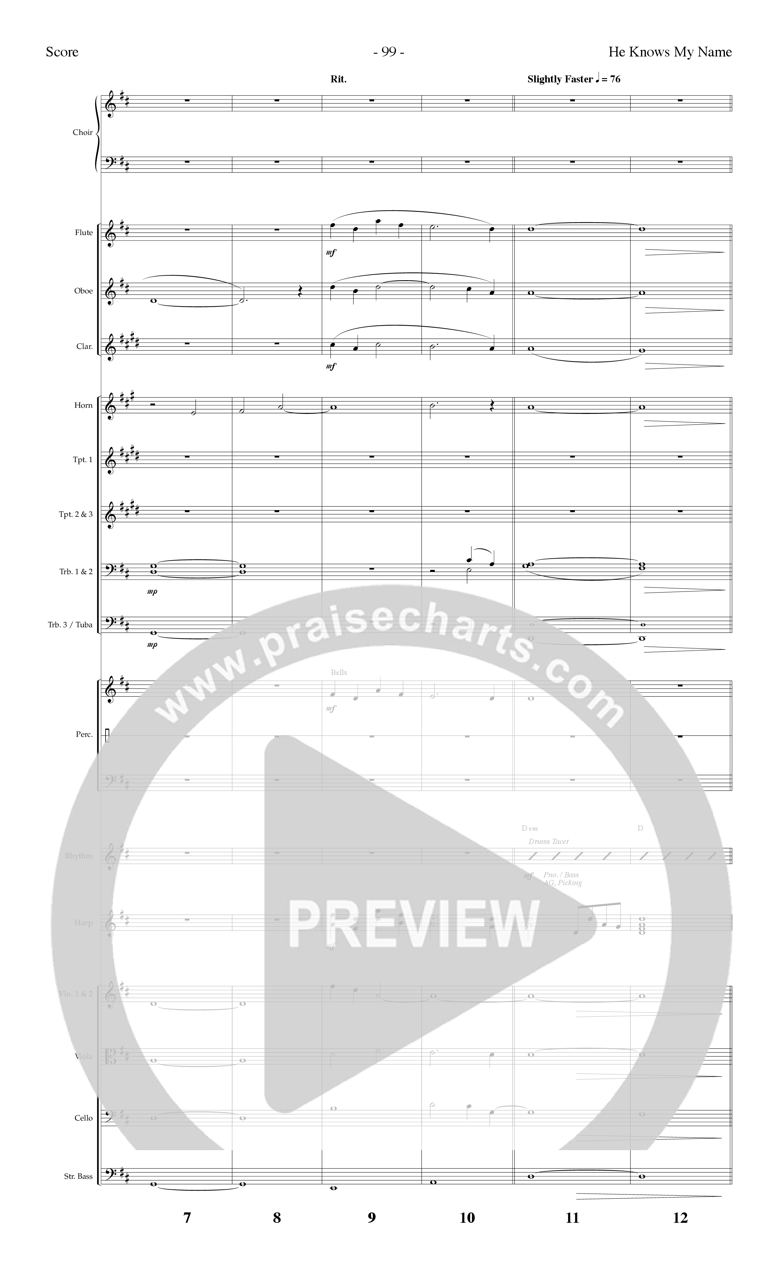 His Name Is Jesus (10 Song Choral Collection) Song 6 (Orchestration) (Lifeway Choral / Arr. Dennis Allen)