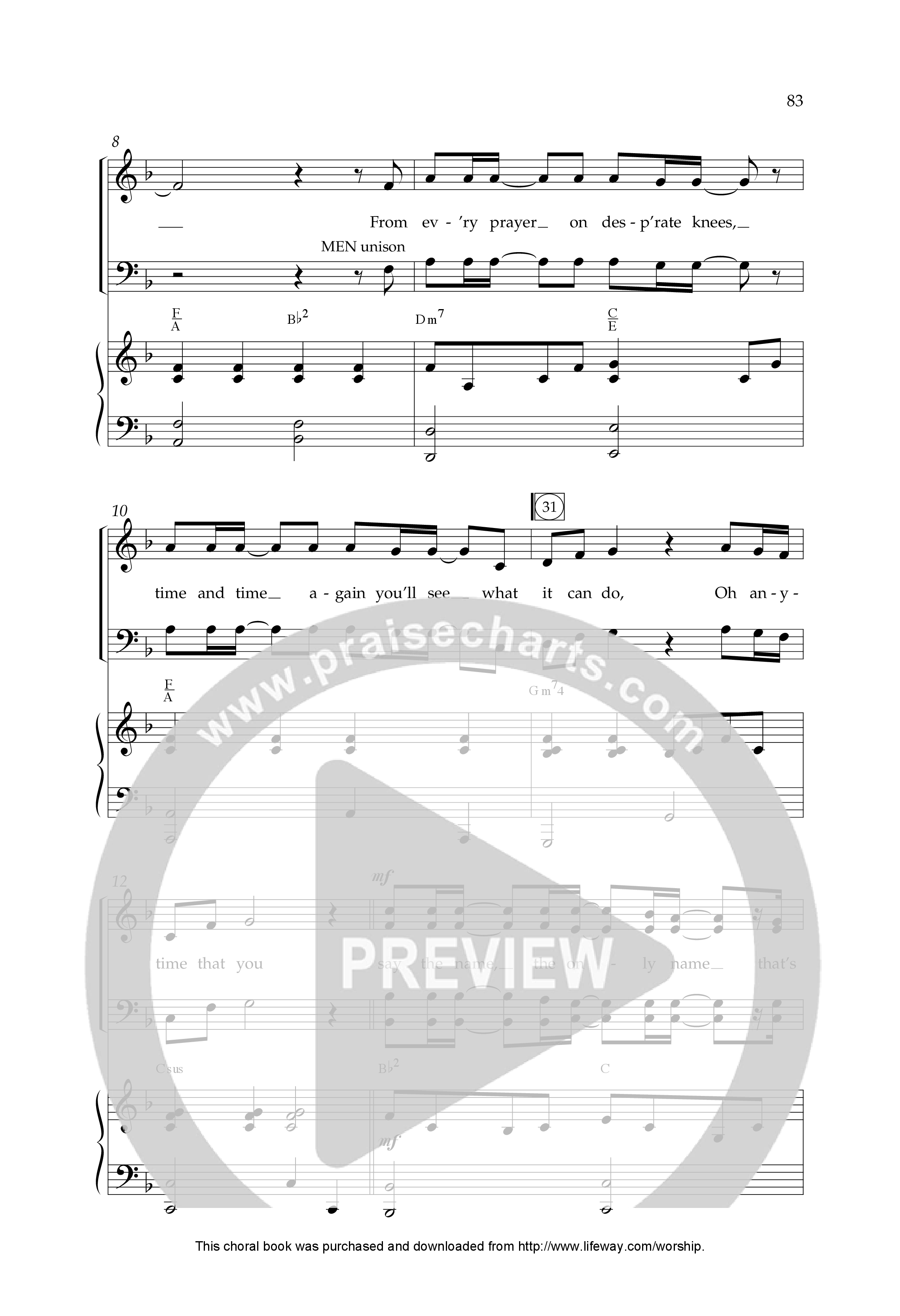 His Name Is Jesus (10 Song Choral Collection) Song 7 (Piano SATB) (Lifeway Choral / Arr. Dennis Allen)