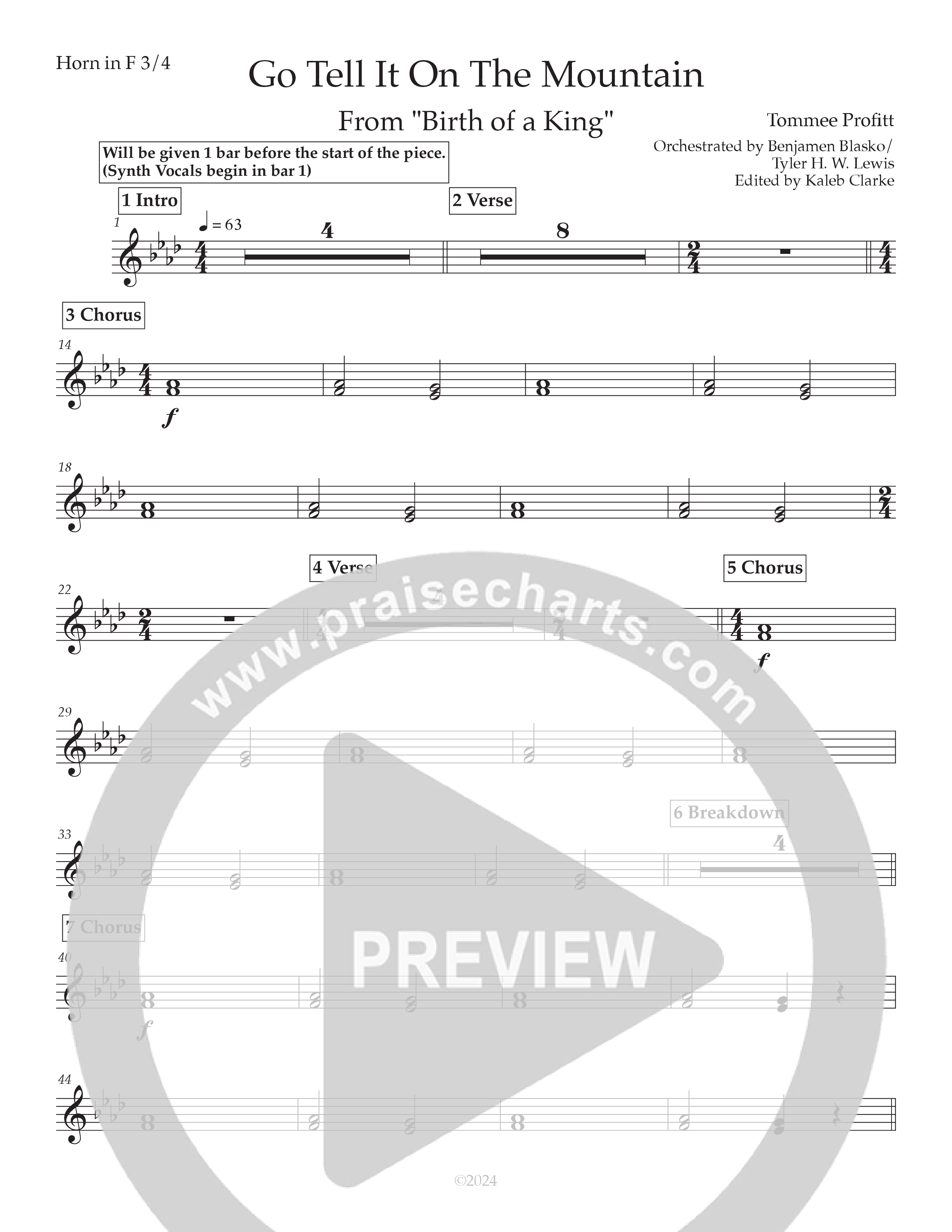 Go Tell It On The Mountain (Live) French Horn 3 (Tommee Profitt / Crowder)