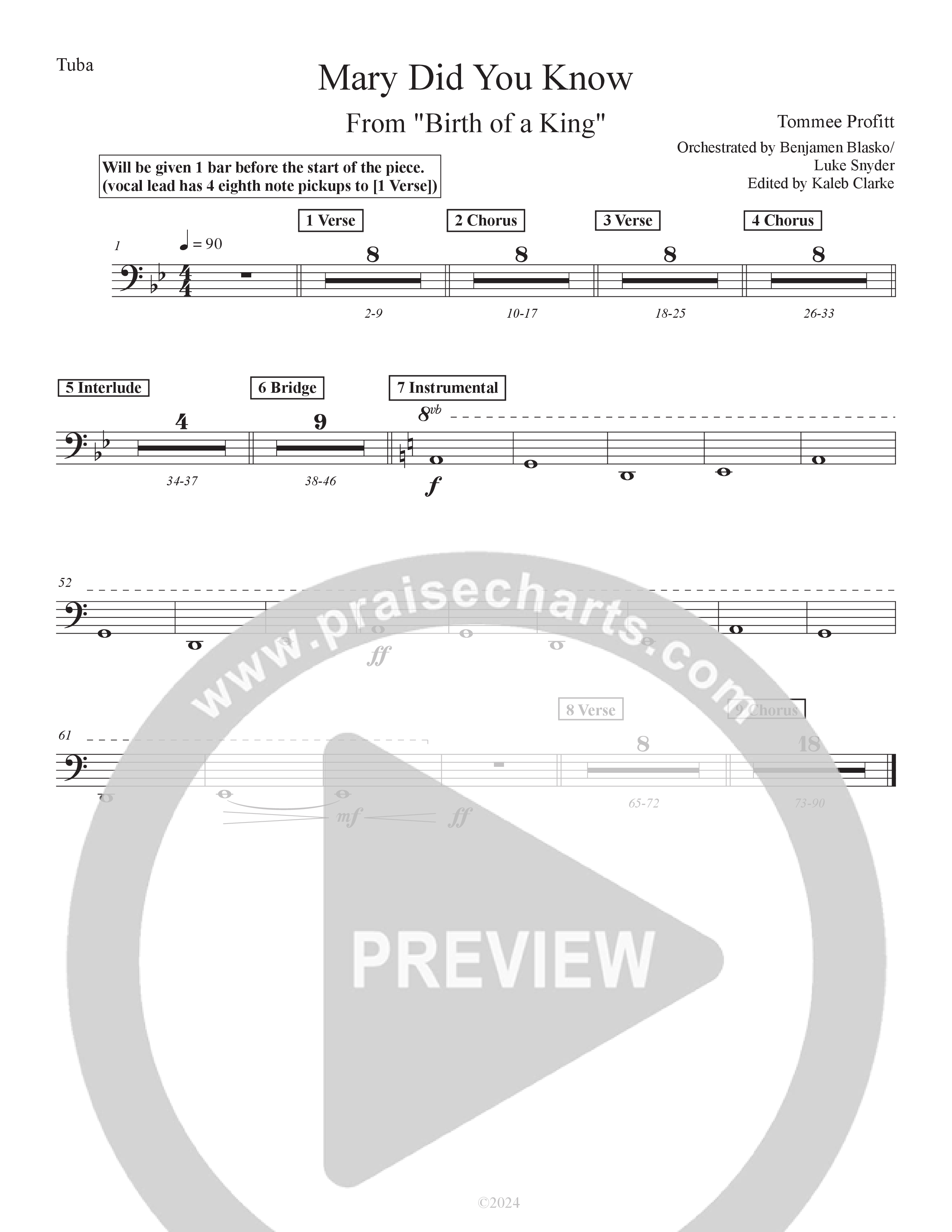 Mary Did You Know (Live) Tuba (Tommee Profitt / Jordan Smith)