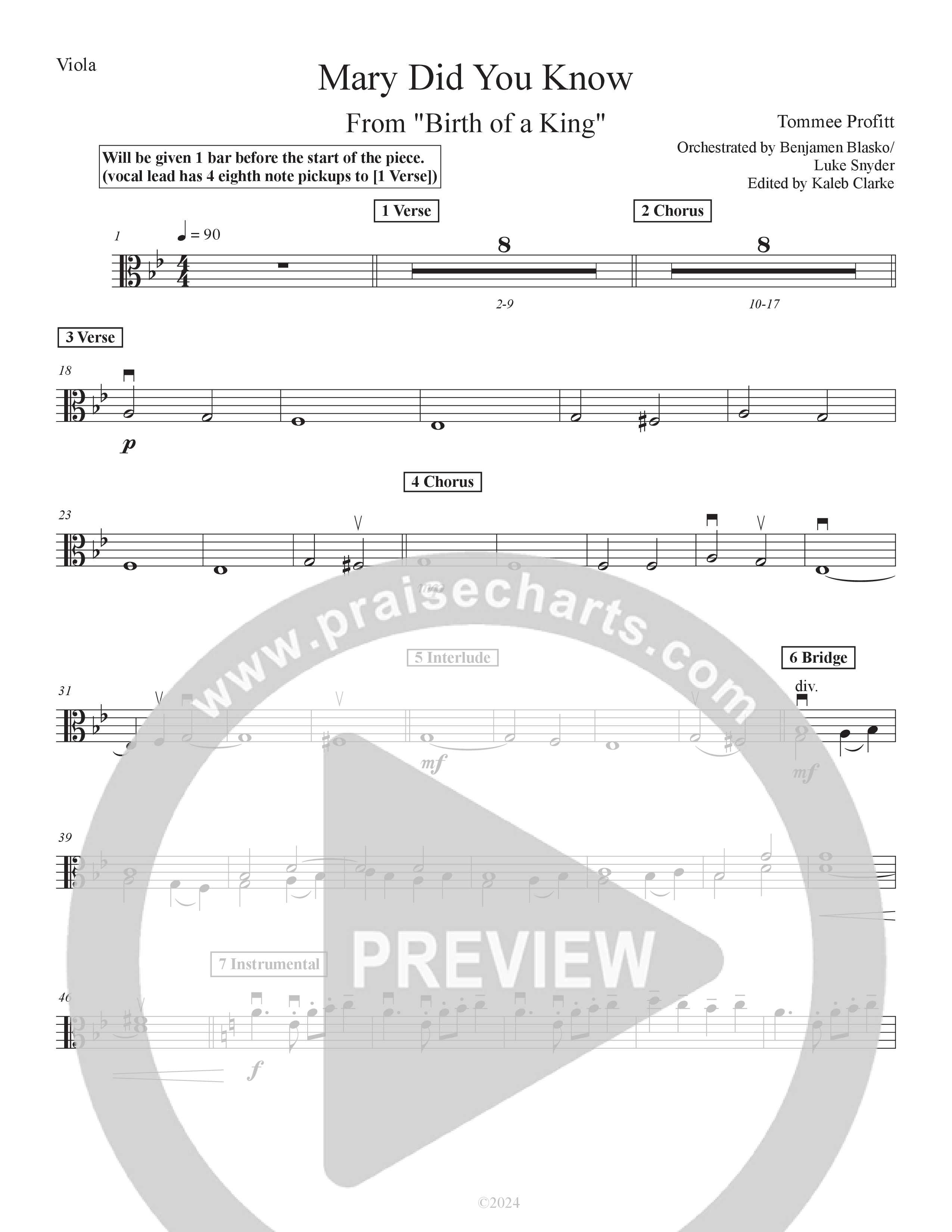 Mary Did You Know (Live) Viola (Tommee Profitt / Jordan Smith)