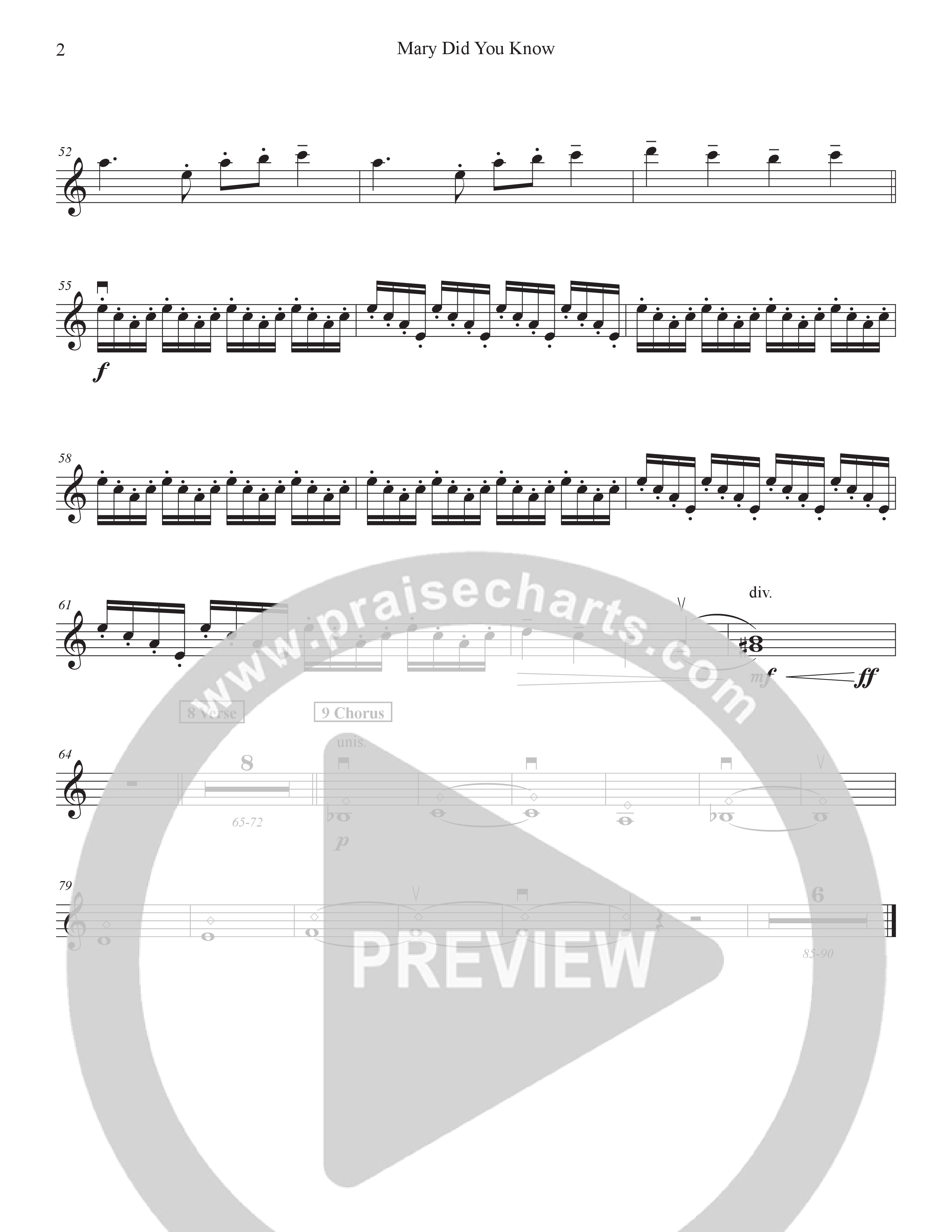 Mary Did You Know (Live) Violin 2 (Tommee Profitt / Jordan Smith)