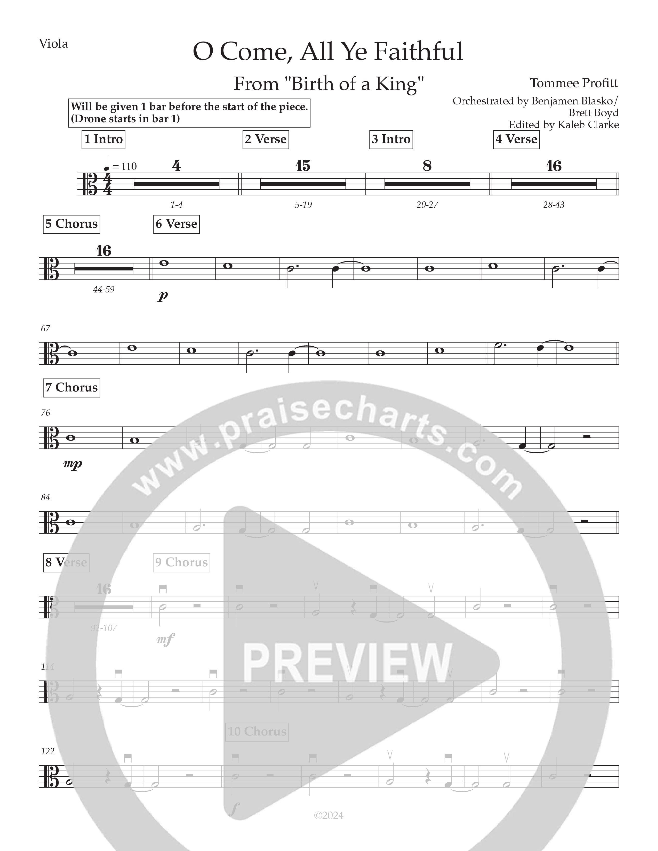 O Come All Ye Faithful (Live) Viola (Tommee Profitt / Sarah Reeves)