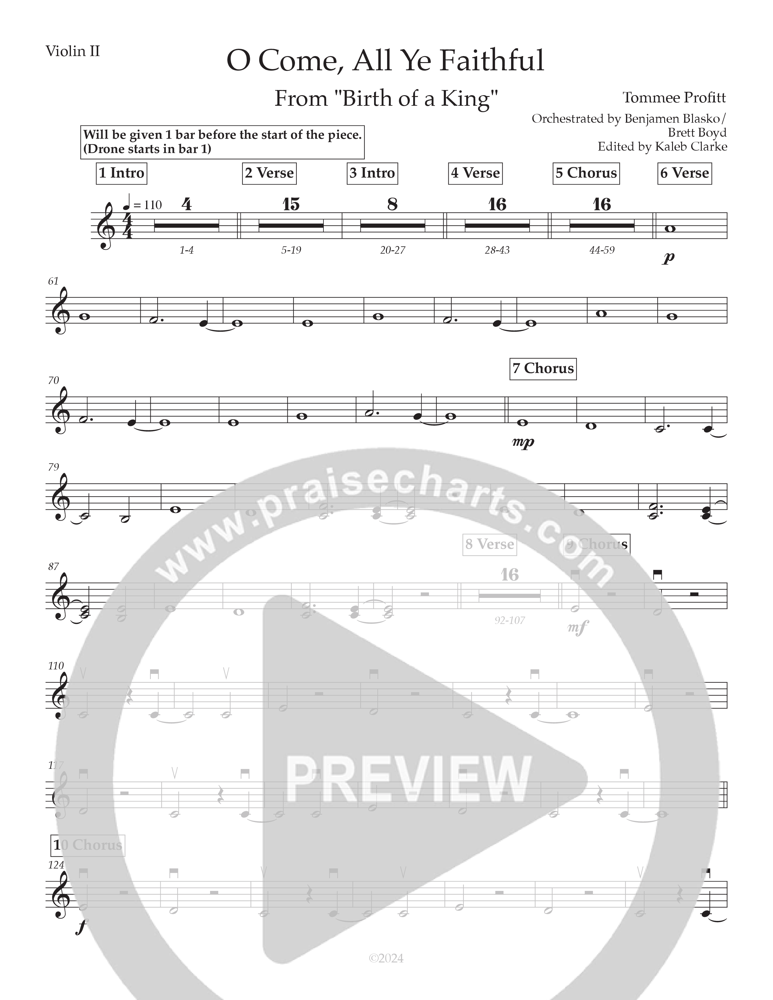 O Come All Ye Faithful (Live) String Pack (Tommee Profitt / Sarah Reeves)