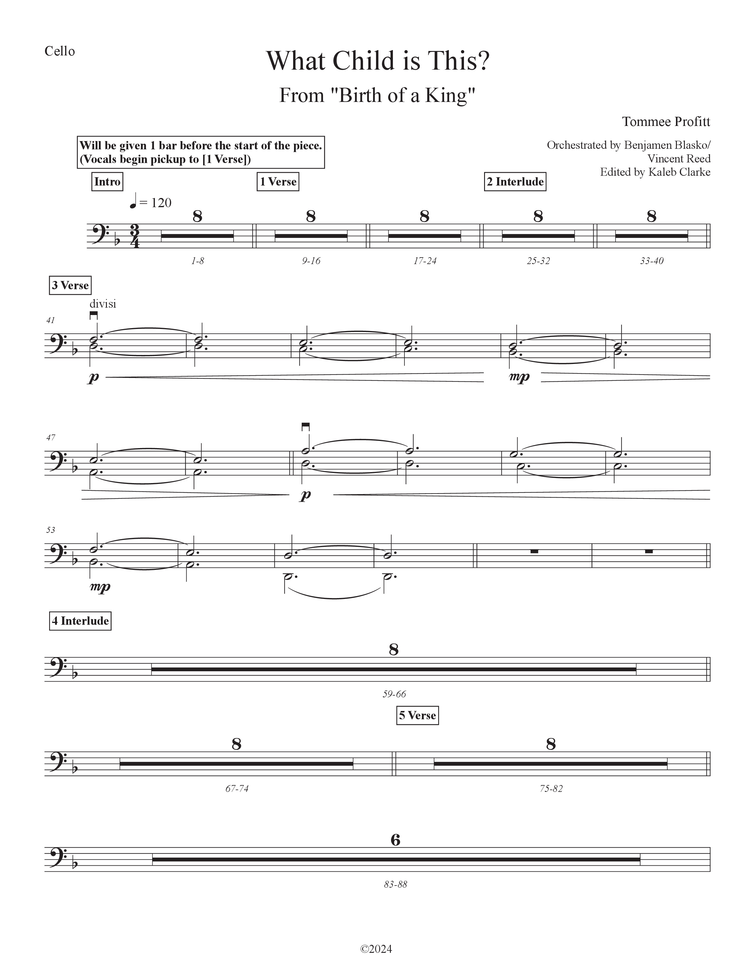 What Child Is This (Live) Cello (Tommee Profitt / Evvie McKinney)
