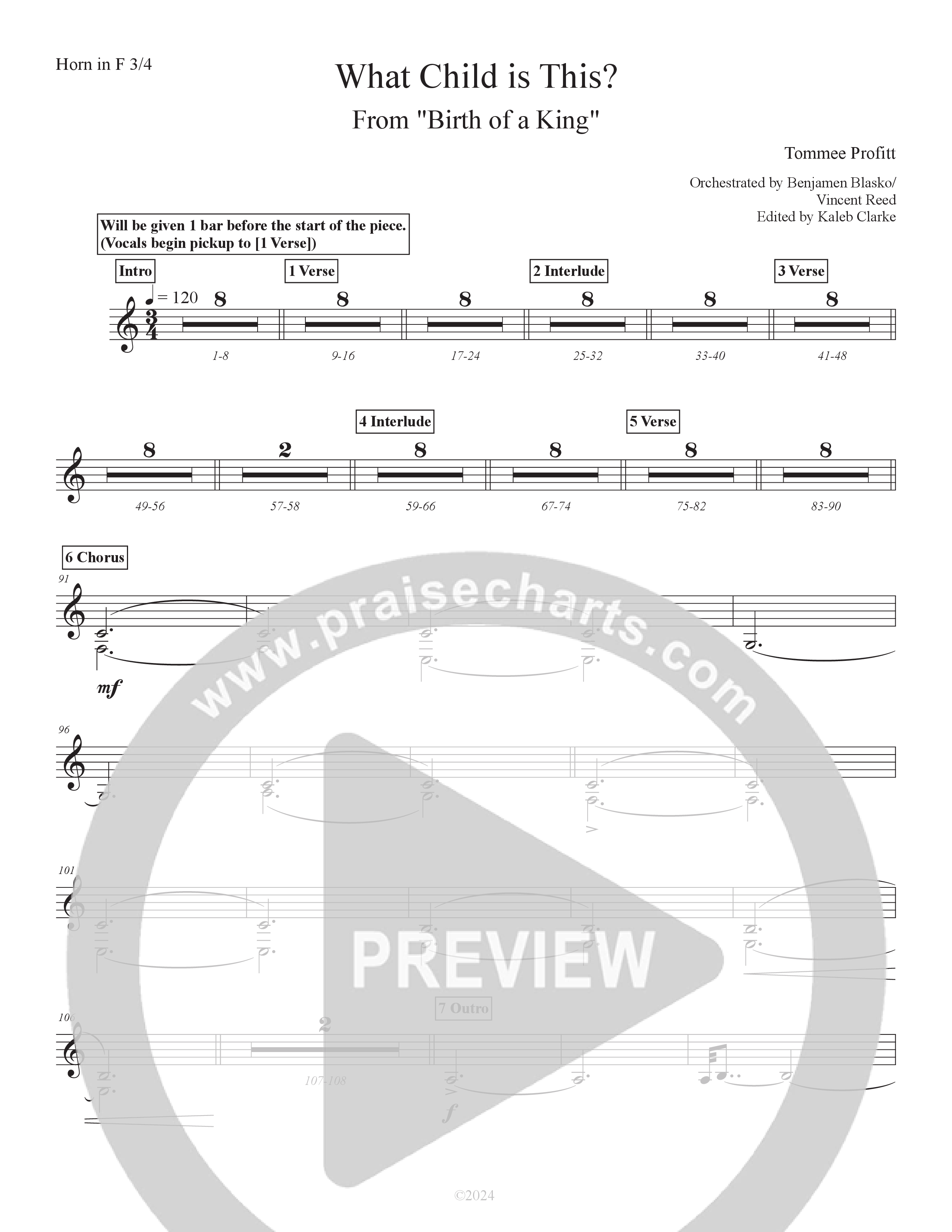 What Child Is This (Live) French Horn 3 (Tommee Profitt / Evvie McKinney)