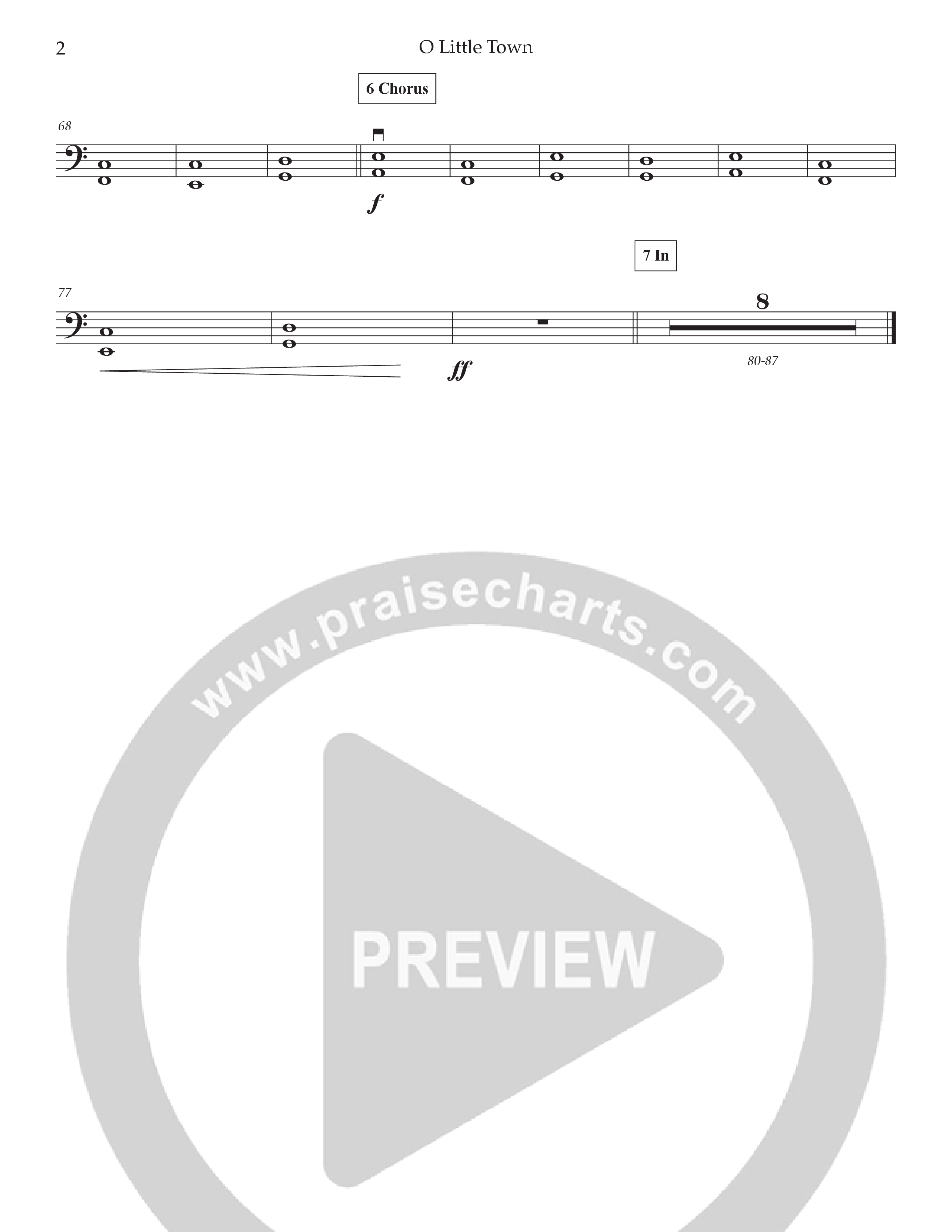 O Little Town Of Bethlehem (Live) Cello (Tommee Profitt / Rachael Lampa)