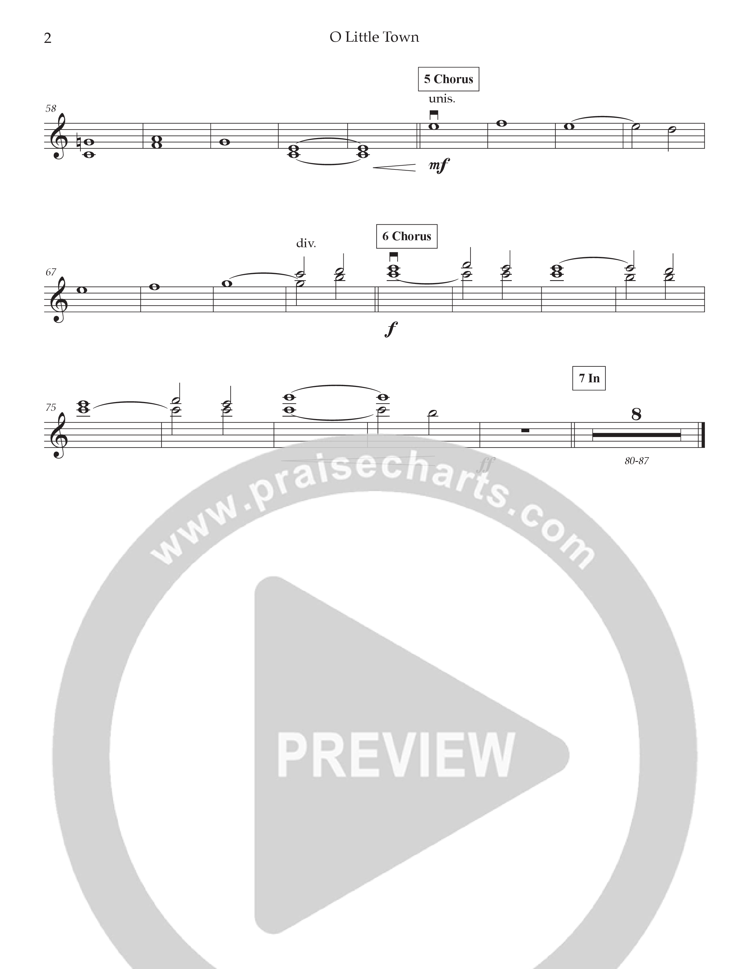 O Little Town Of Bethlehem (Live) String Pack (Tommee Profitt / Rachael Lampa)