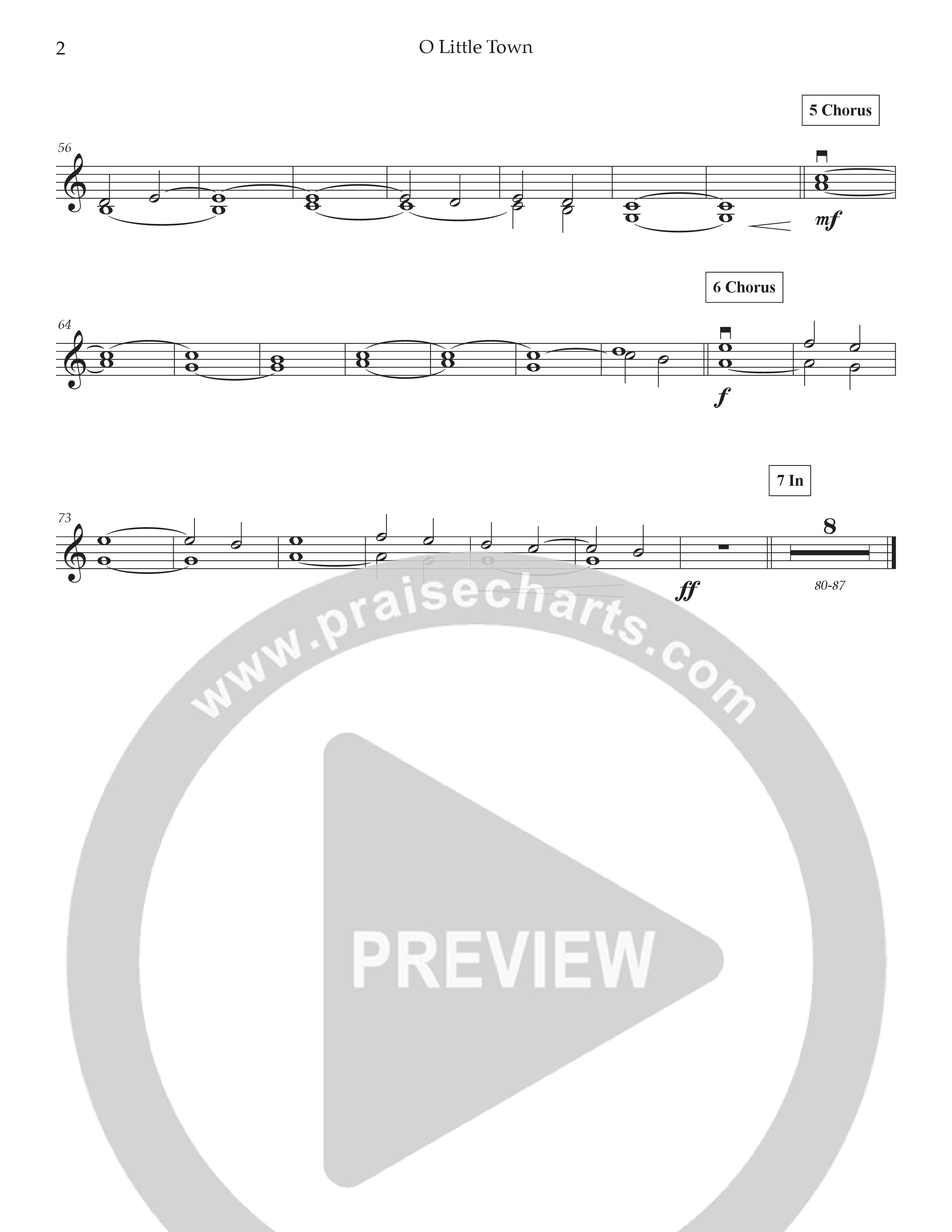 O Little Town Of Bethlehem (Live) Violin 2 (Tommee Profitt / Rachael Lampa)