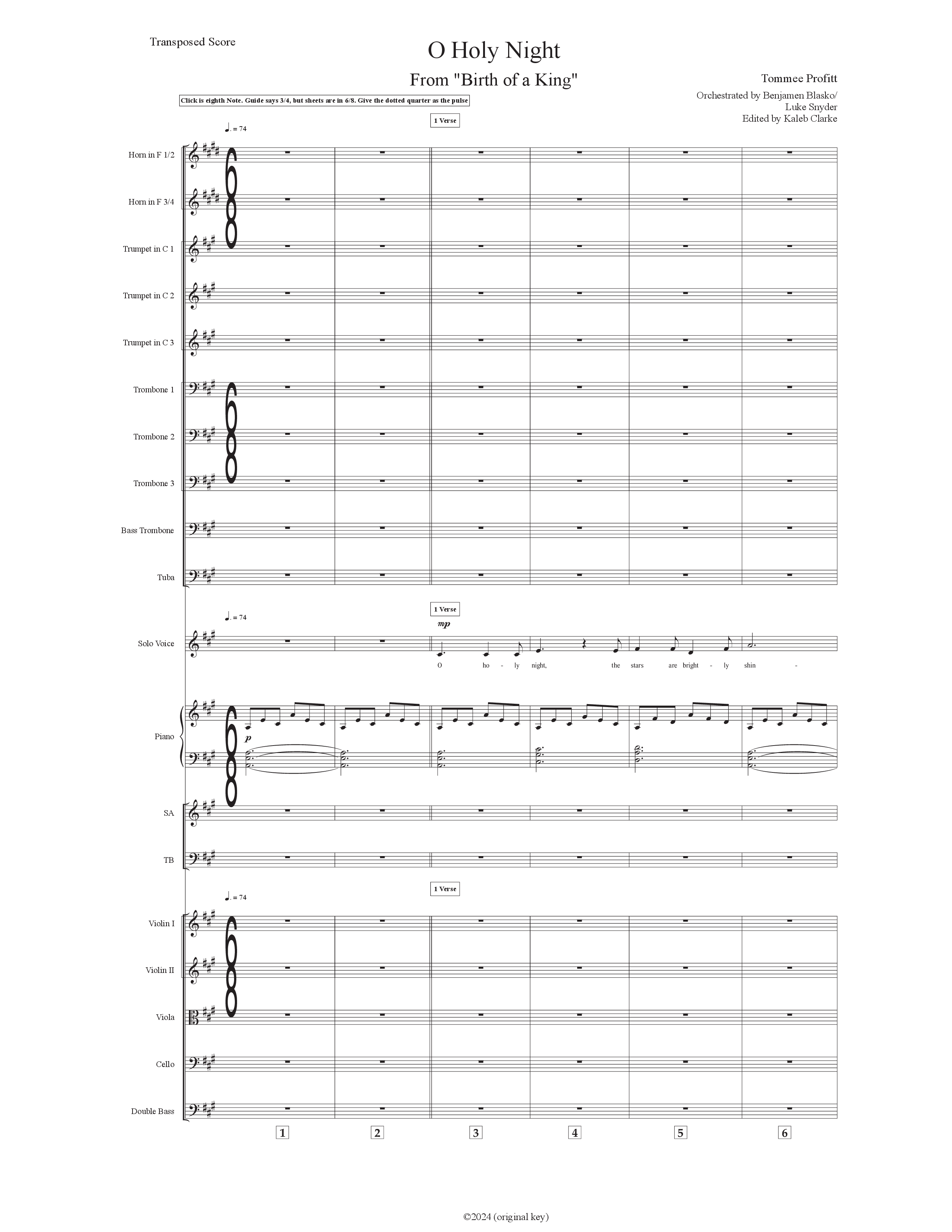 O Holy Night (Live) Orchestration (Tommee Profitt / SVRCINA / Tauren Wells)