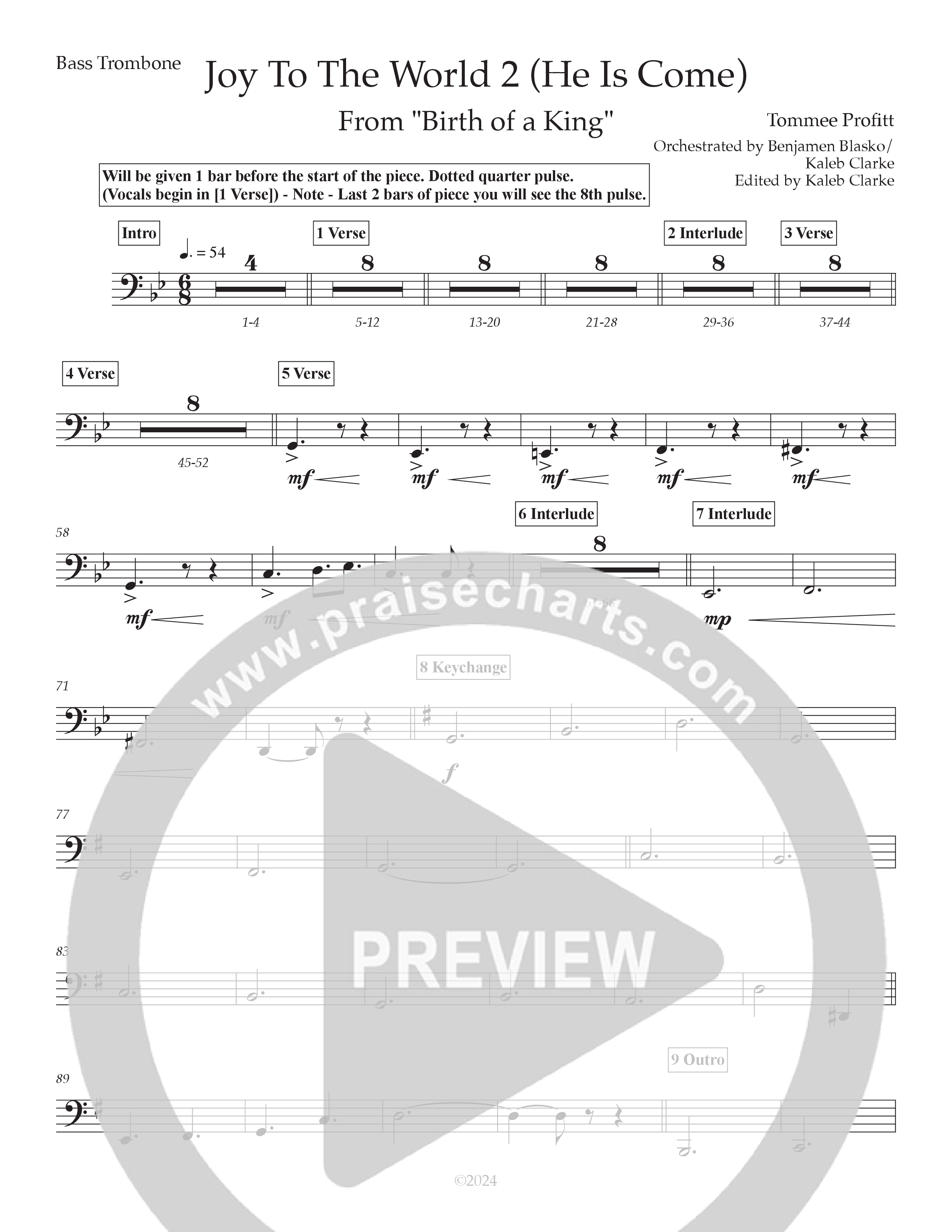 Joy To The World 2 (He Is Come) (Live) Bass Trombone (Tommee Profitt / Clark Beckham)