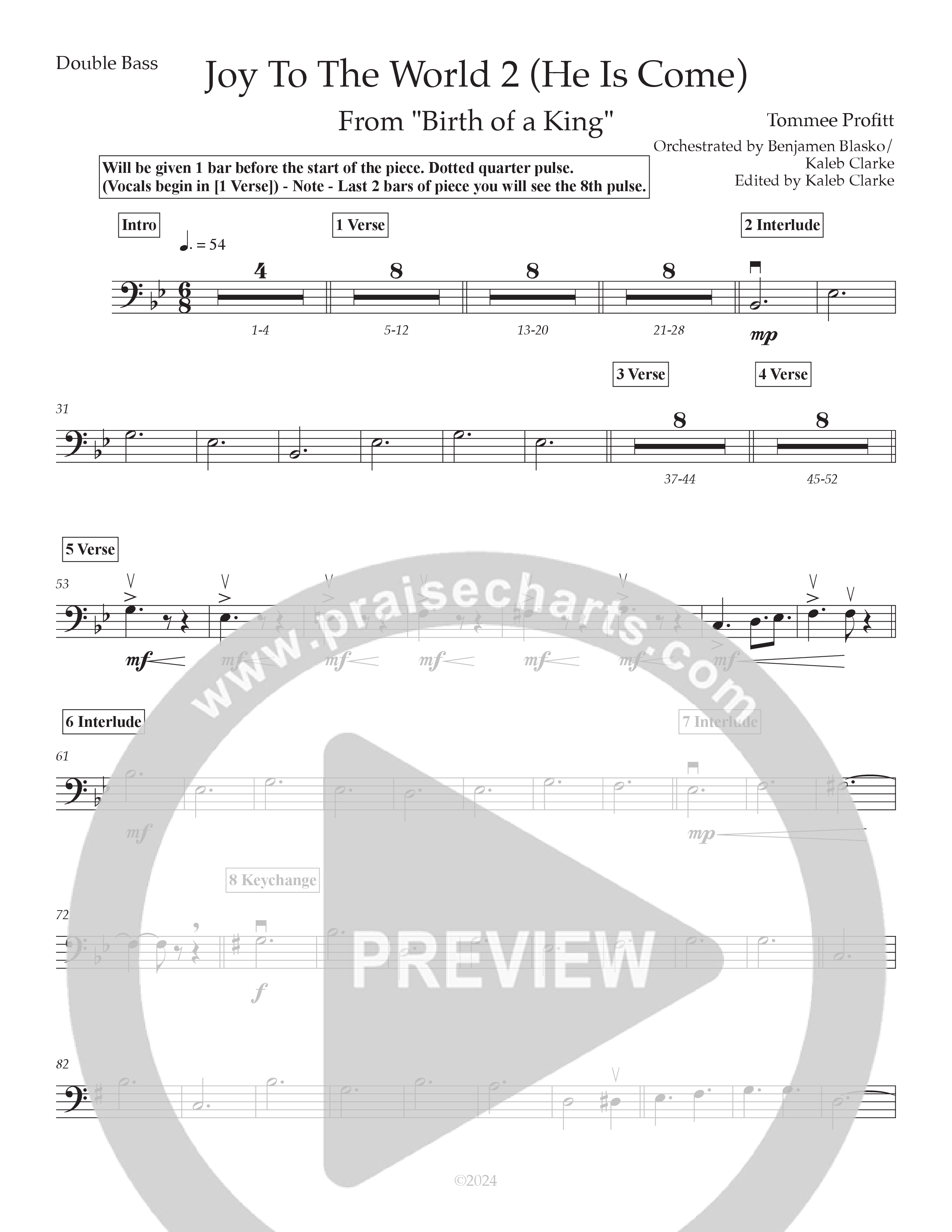 Joy To The World 2 (He Is Come) (Live) Double Bass (Tommee Profitt / Clark Beckham)