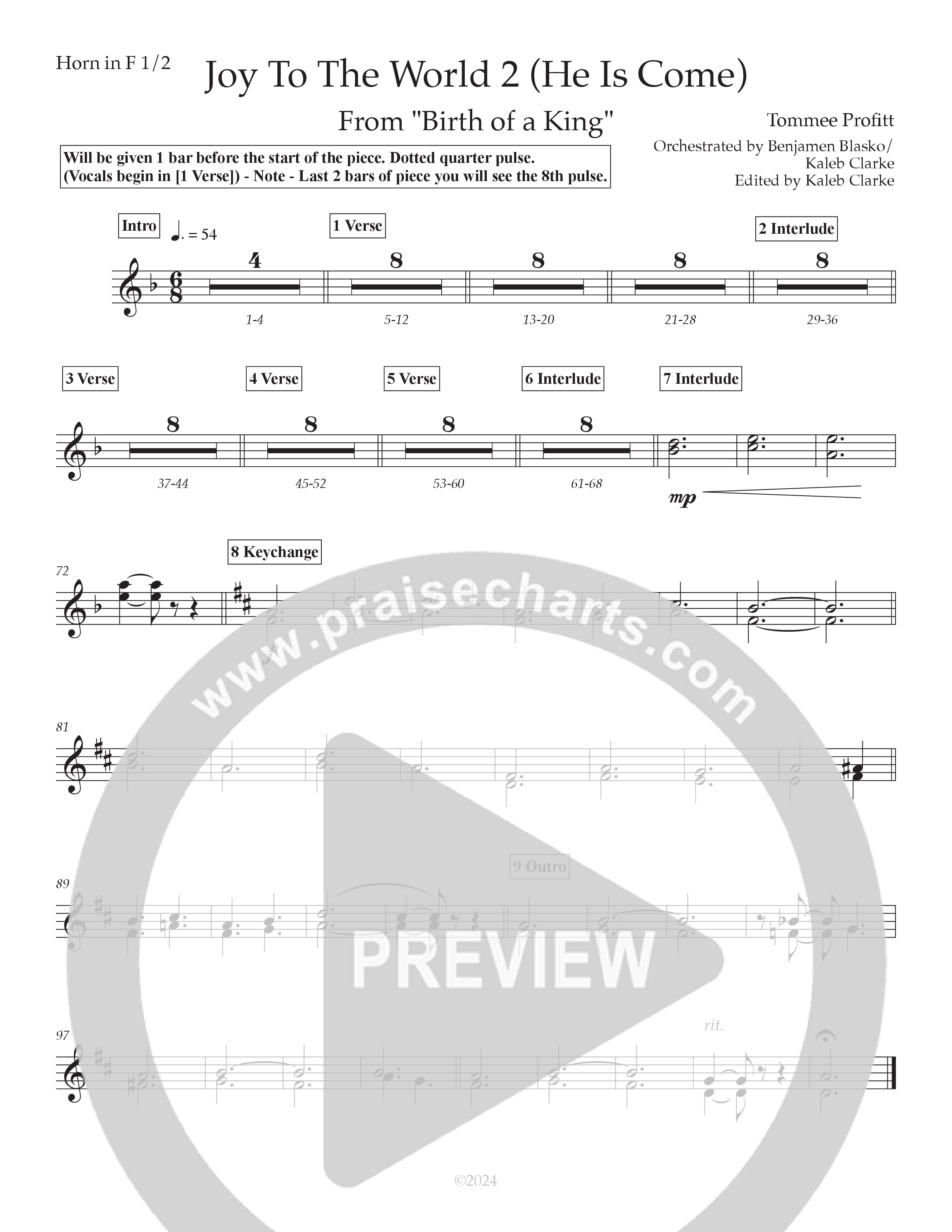 Joy To The World 2 (He Is Come) (Live) Brass Pack (Tommee Profitt / Clark Beckham)