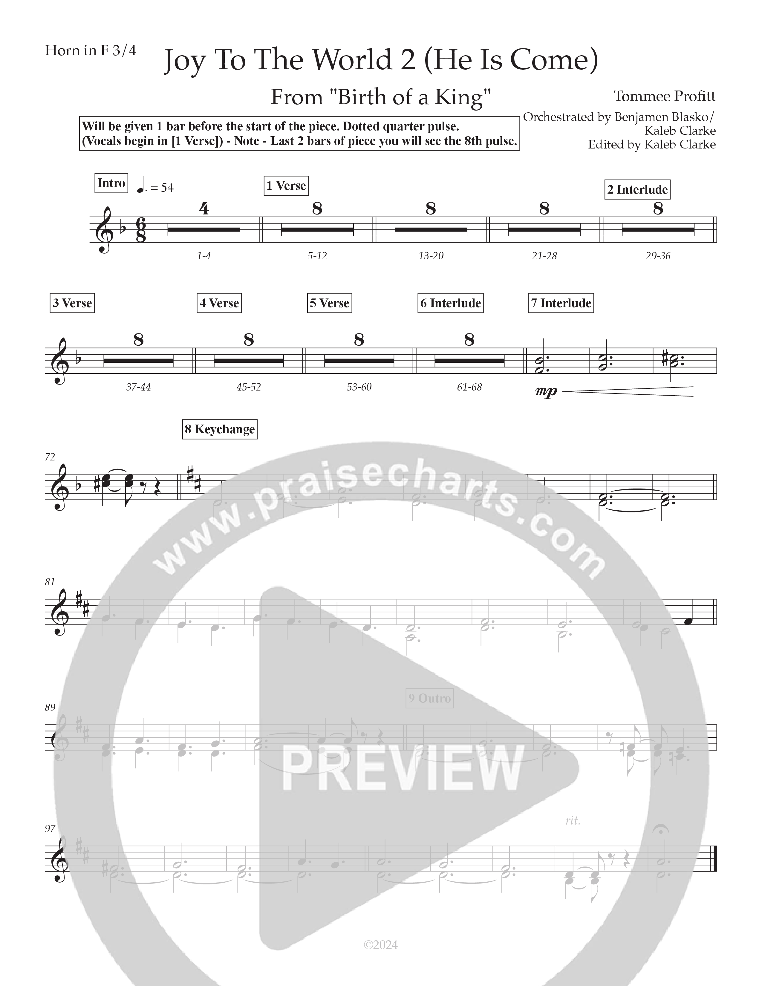 Joy To The World 2 (He Is Come) (Live) French Horn 3 (Tommee Profitt / Clark Beckham)