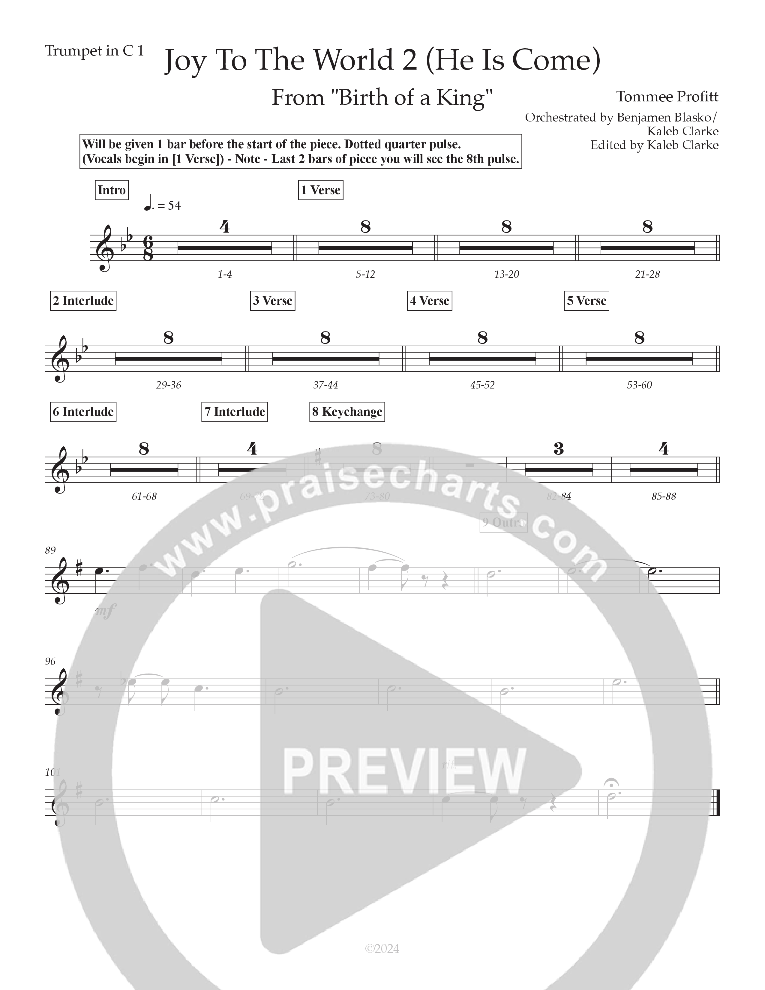 Joy To The World 2 (He Is Come) (Live) Brass Pack (Tommee Profitt / Clark Beckham)