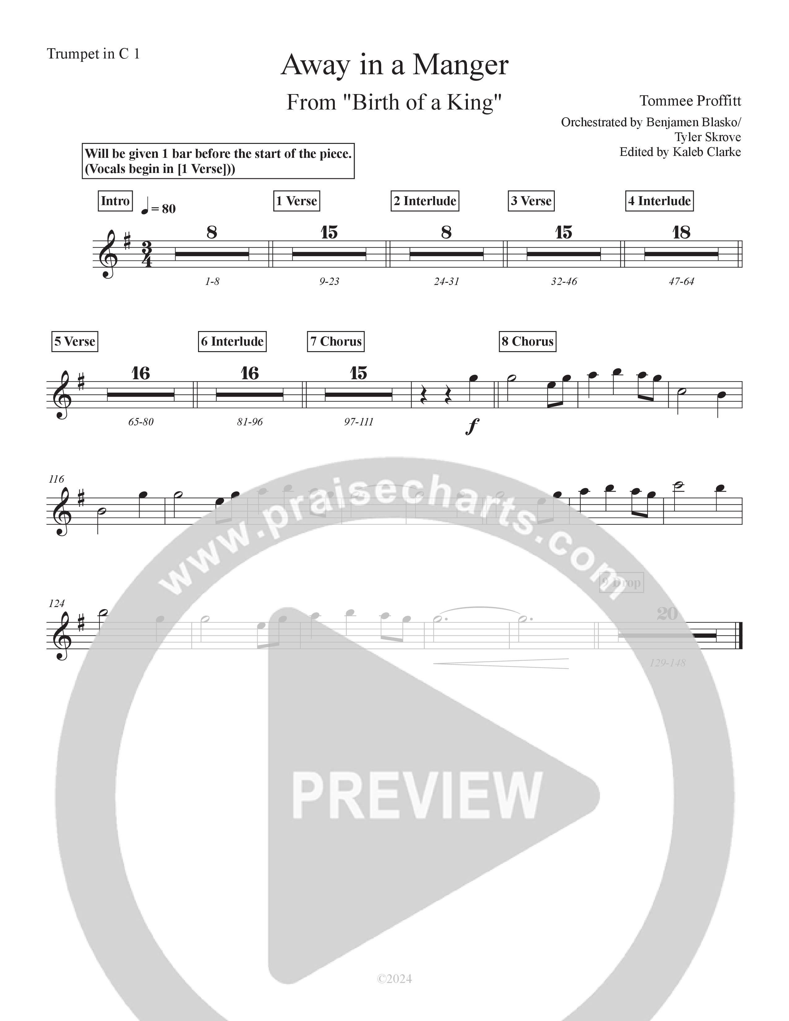 Away In A Manger (Live) Brass Pack (Tommee Profitt / Danny Gokey / Vanessa Campagna)