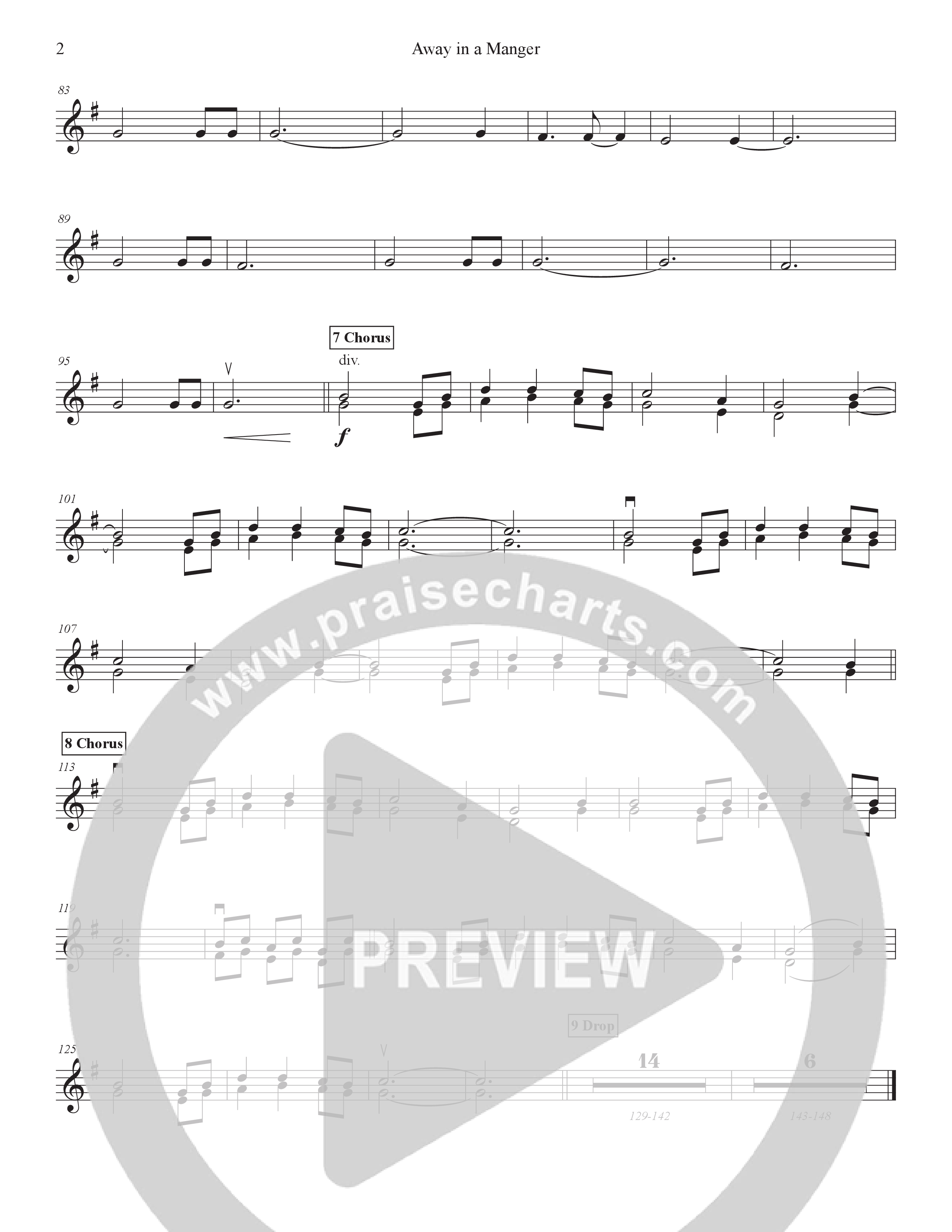 Away In A Manger (Live) Violin 2 (Tommee Profitt / Danny Gokey / Vanessa Campagna)