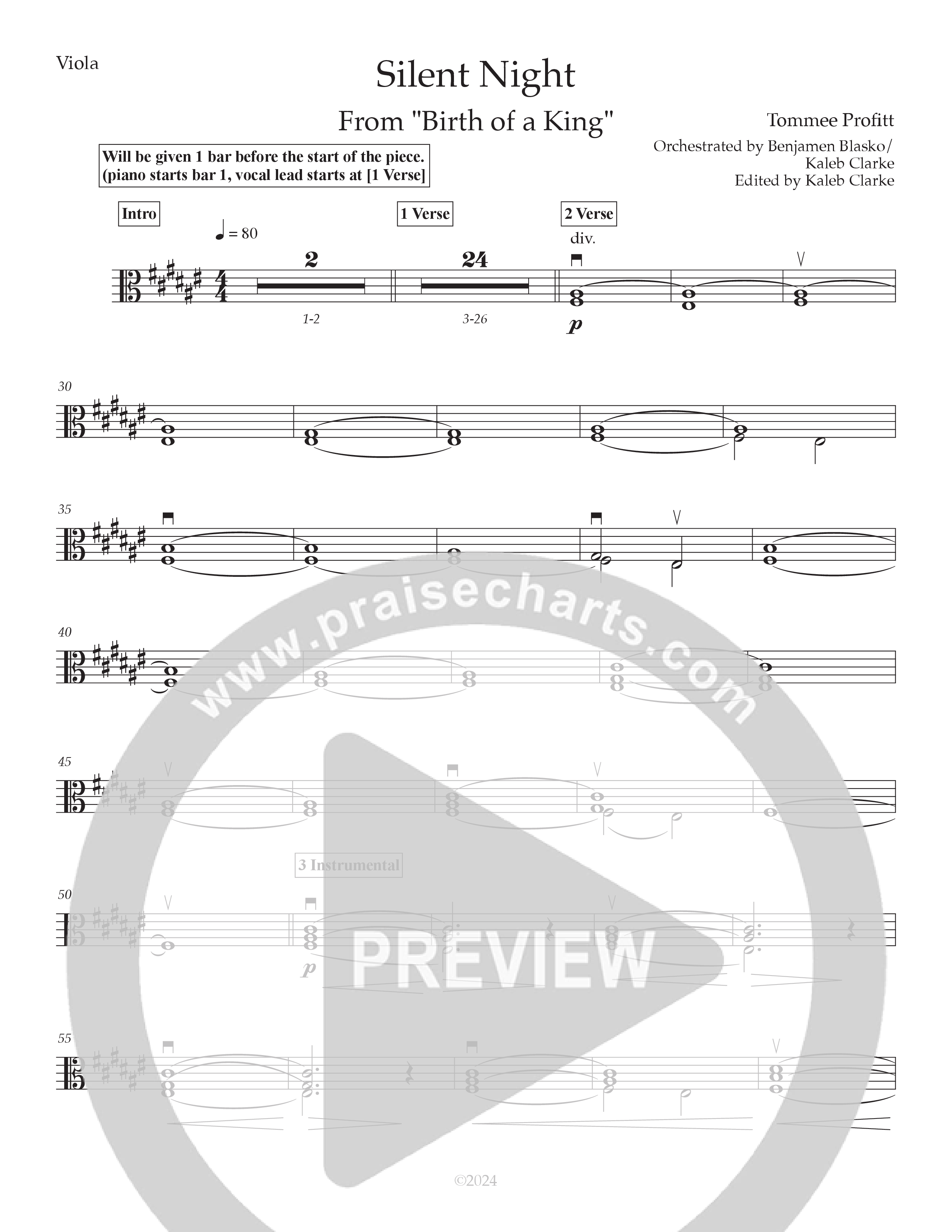 Silent Night (Live) Viola (Tommee Profitt / Fleurie)