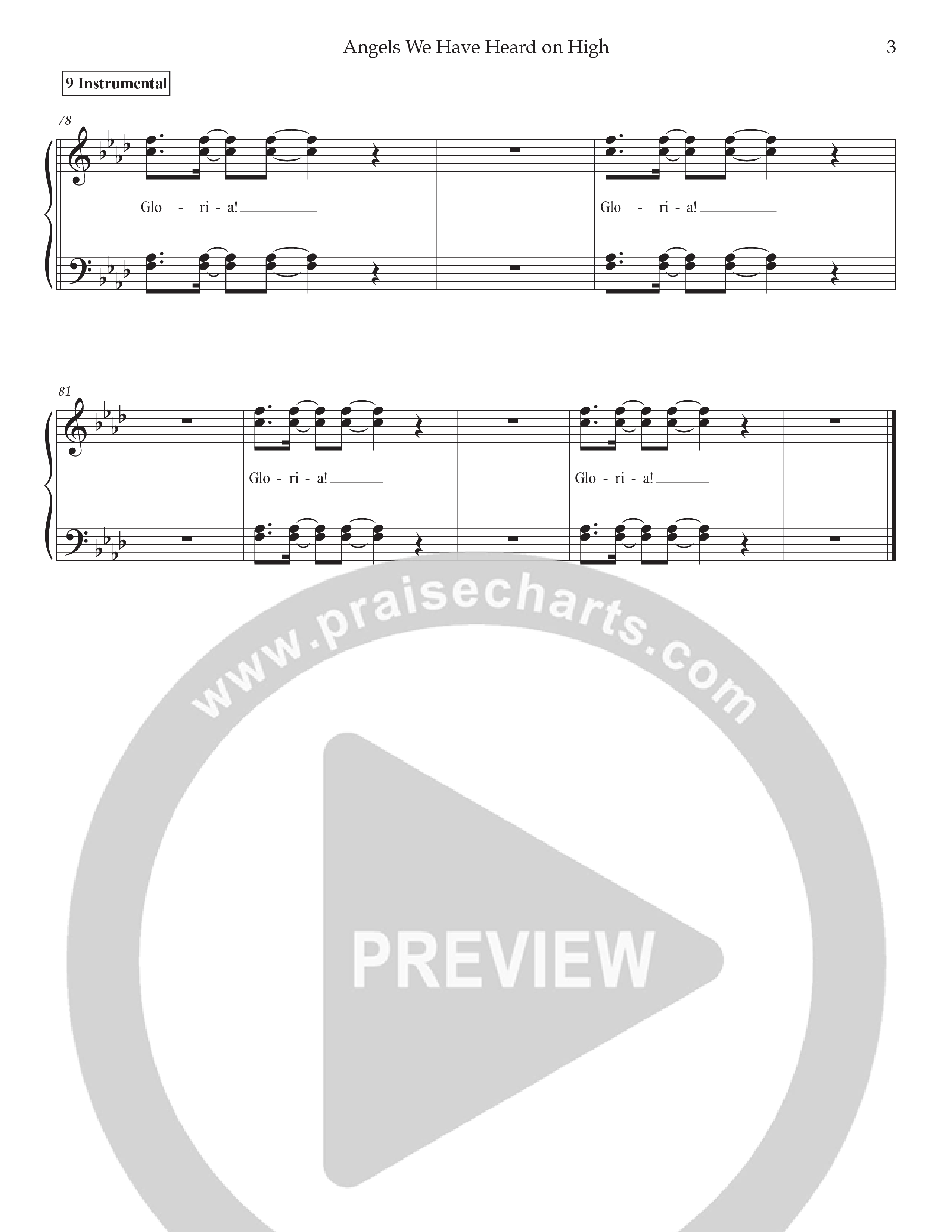 Angels We Have Heard On High (Live) Choir Sheet (SATB) (Tommee Profitt / Nicole Serrano / Steven Malcolm)