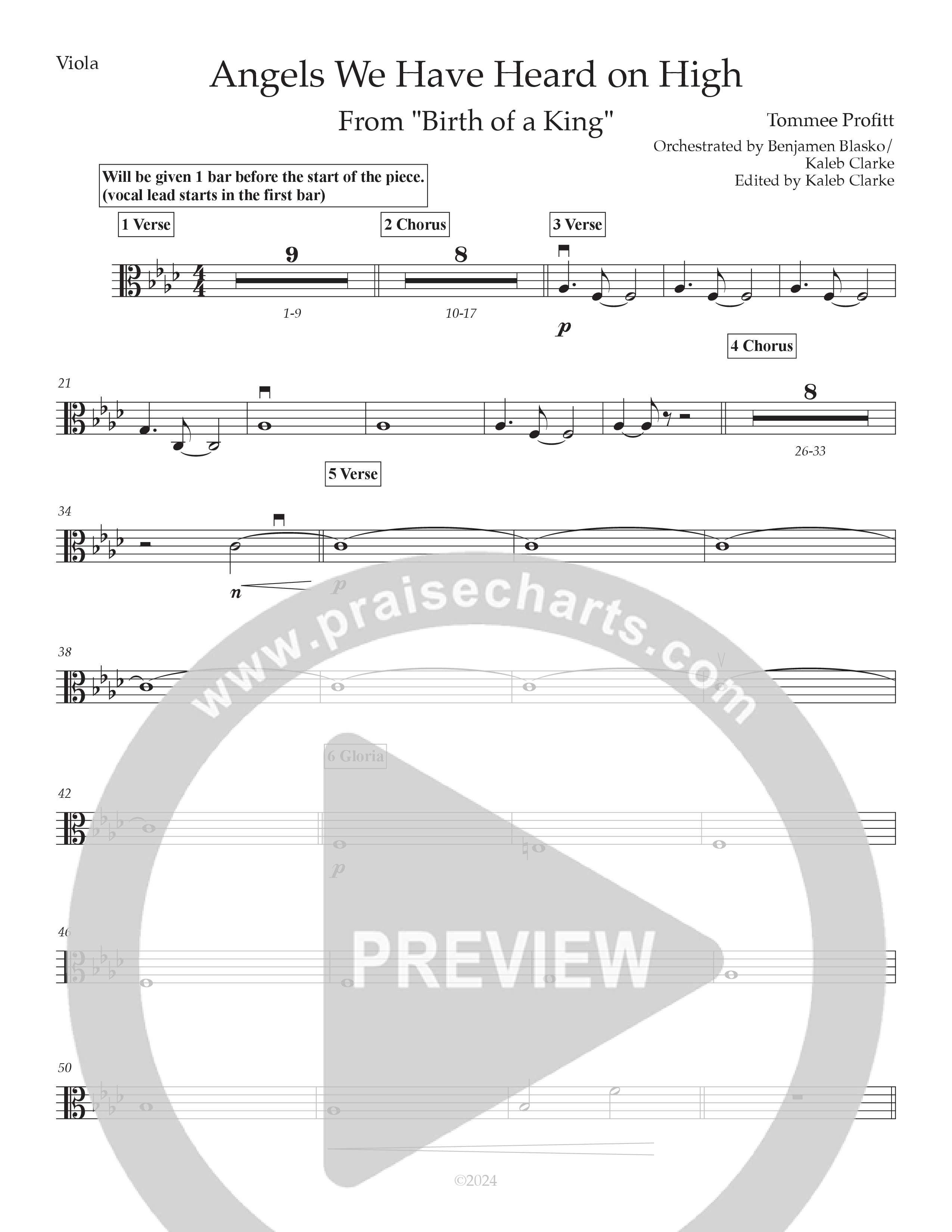 Angels We Have Heard On High (Live) Viola (Tommee Profitt / Nicole Serrano / Steven Malcolm)