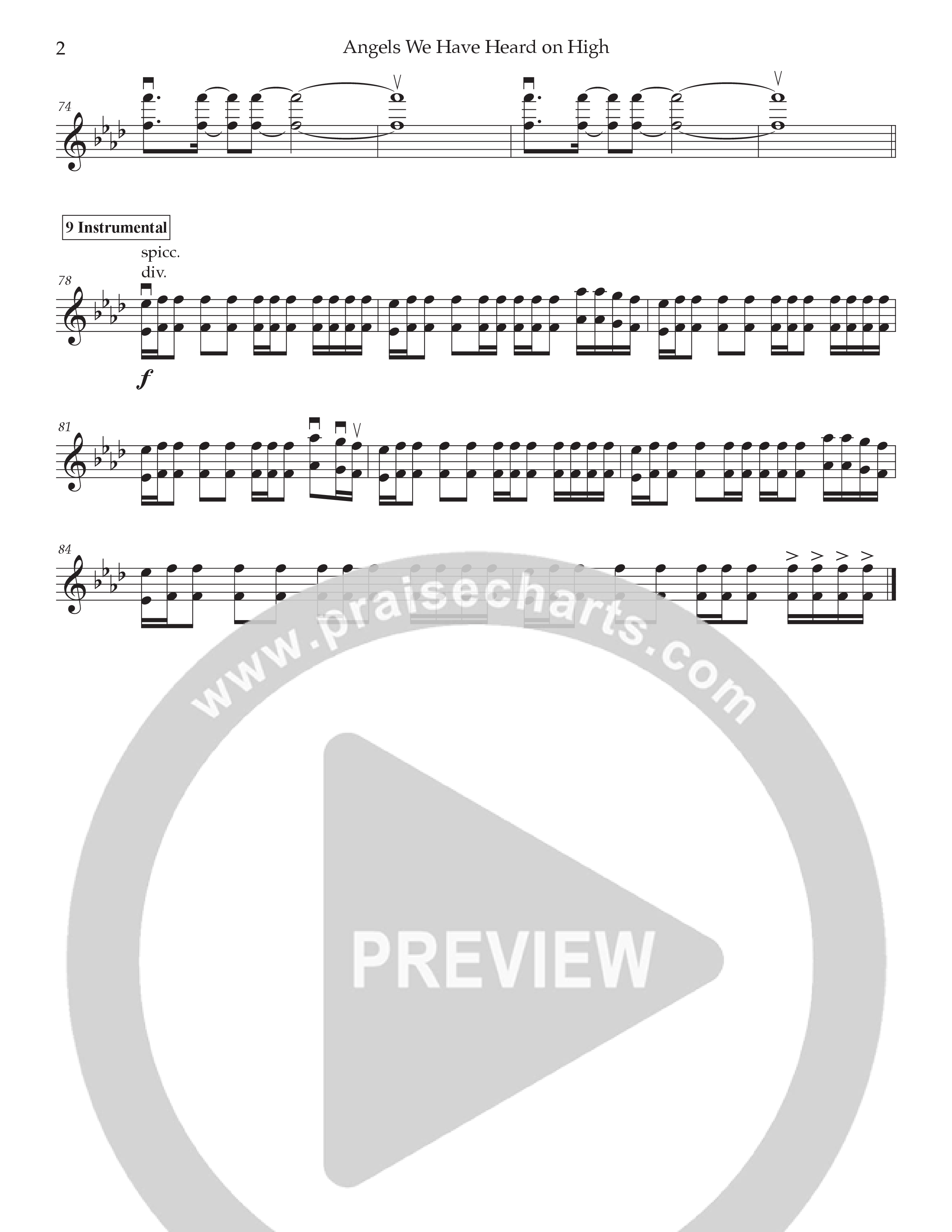 Angels We Have Heard On High (Live) String Pack (Tommee Profitt / Nicole Serrano / Steven Malcolm)