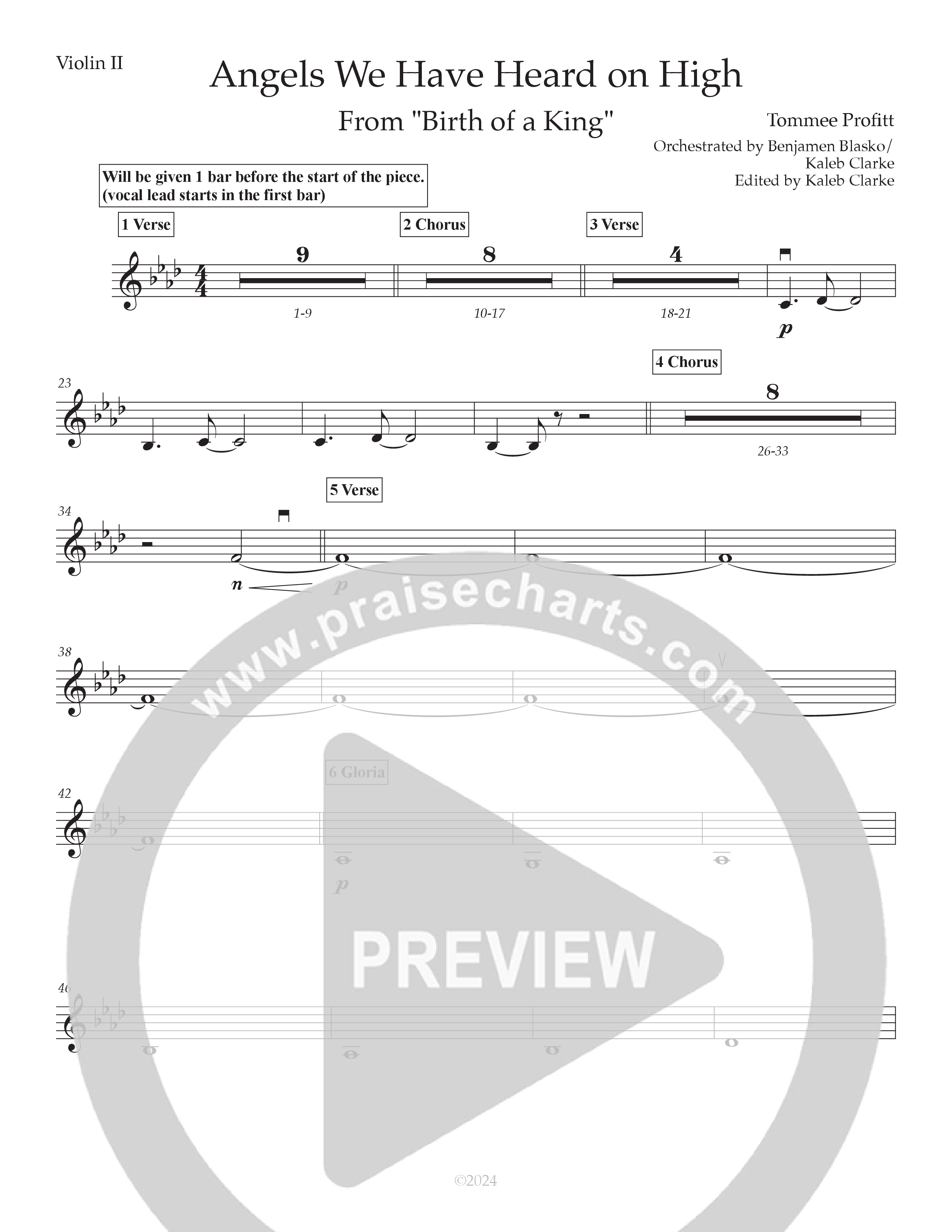 Angels We Have Heard On High (Live) String Pack (Tommee Profitt / Nicole Serrano / Steven Malcolm)