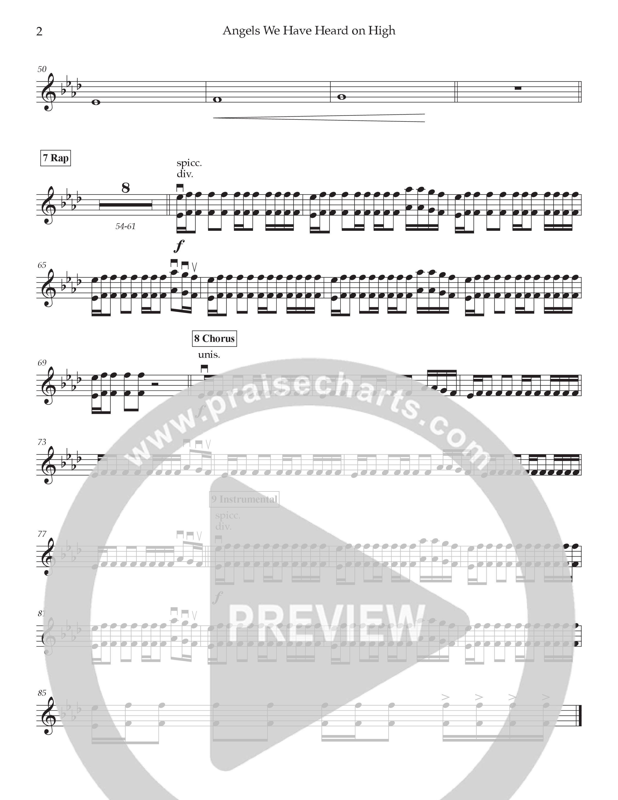 Angels We Have Heard On High (Live) Violin 2 (Tommee Profitt / Nicole Serrano / Steven Malcolm)