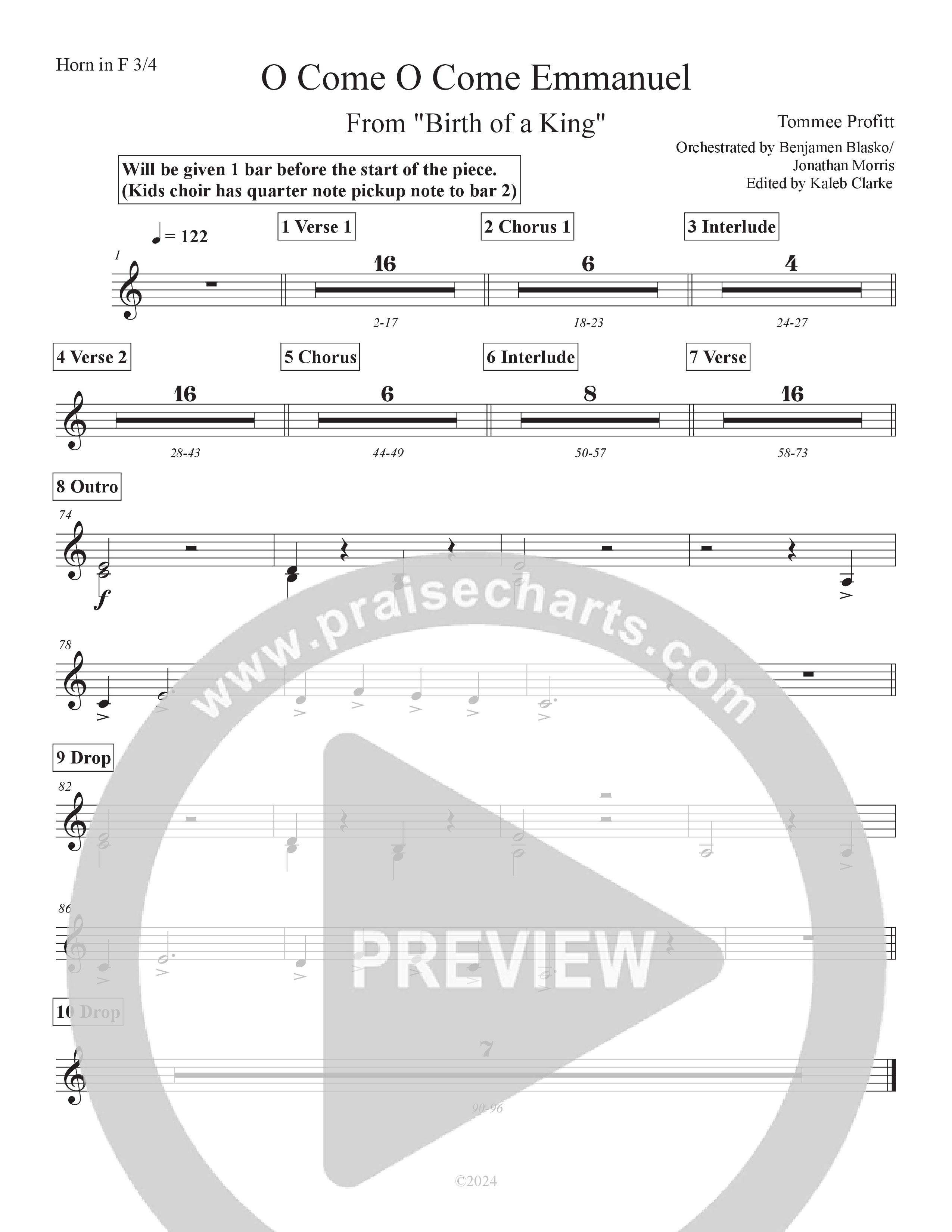 O Come O Come Emmanuel (Live) French Horn 3 (Tommee Profitt)