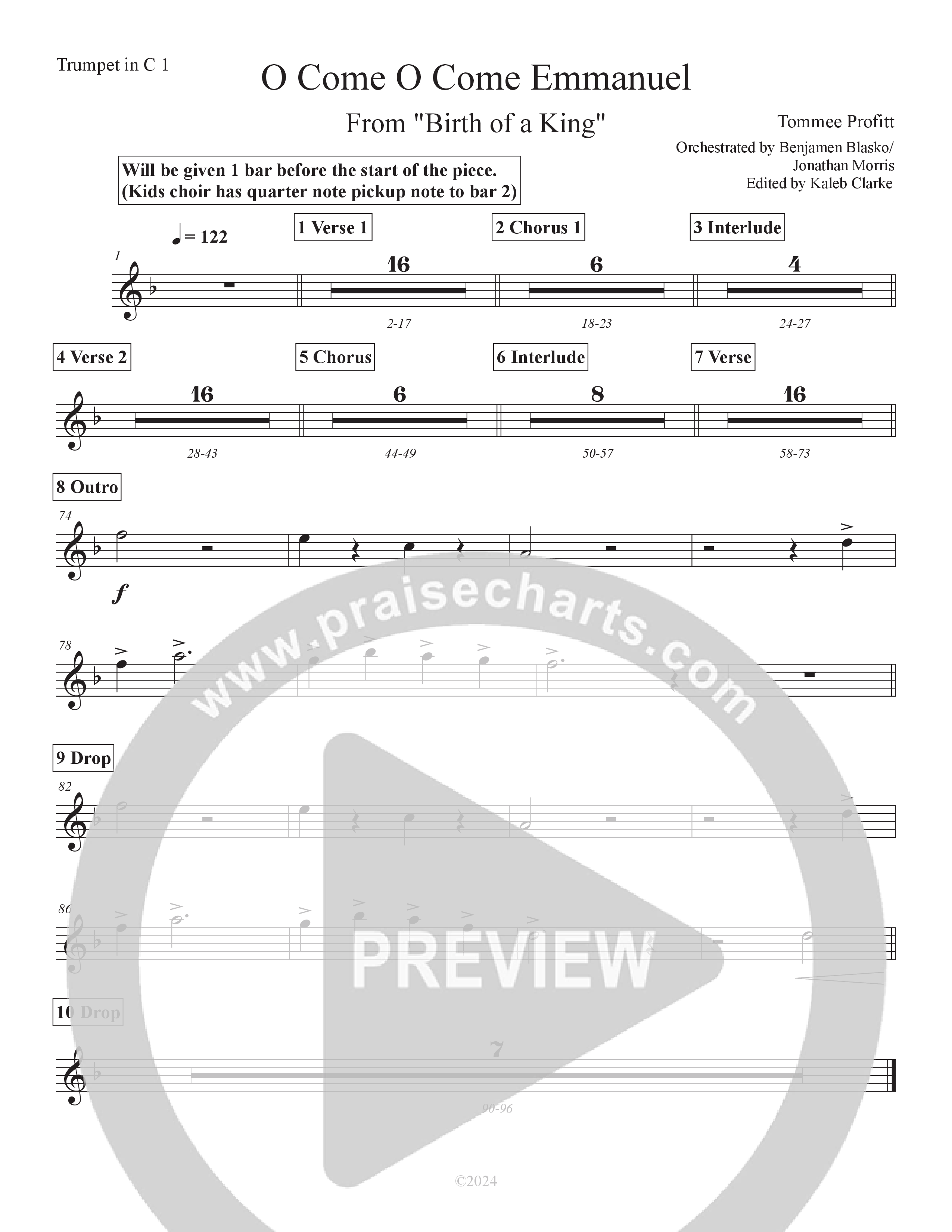 O Come O Come Emmanuel (Live) Brass Pack (Tommee Profitt)