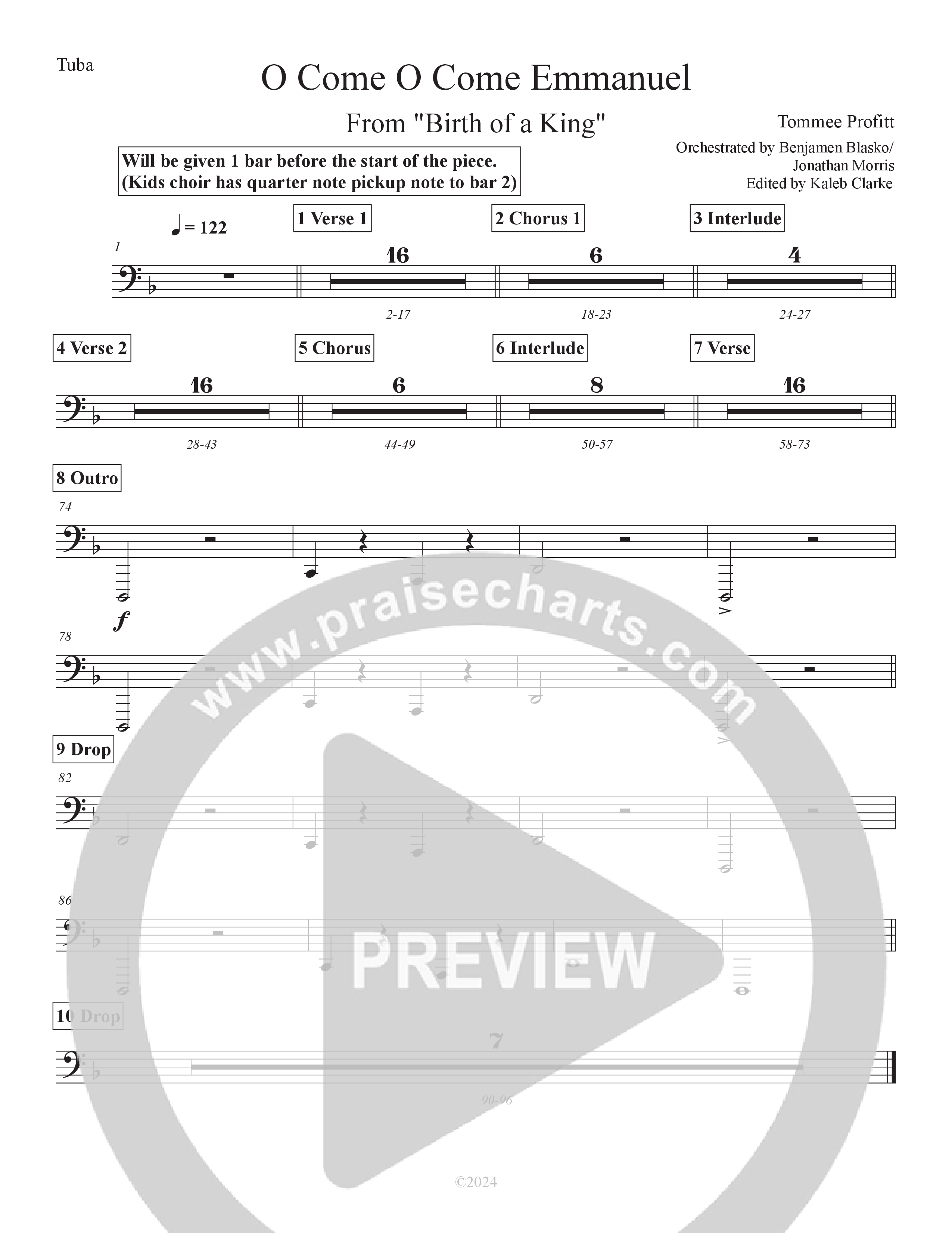 O Come O Come Emmanuel (Live) Tuba (Tommee Profitt)