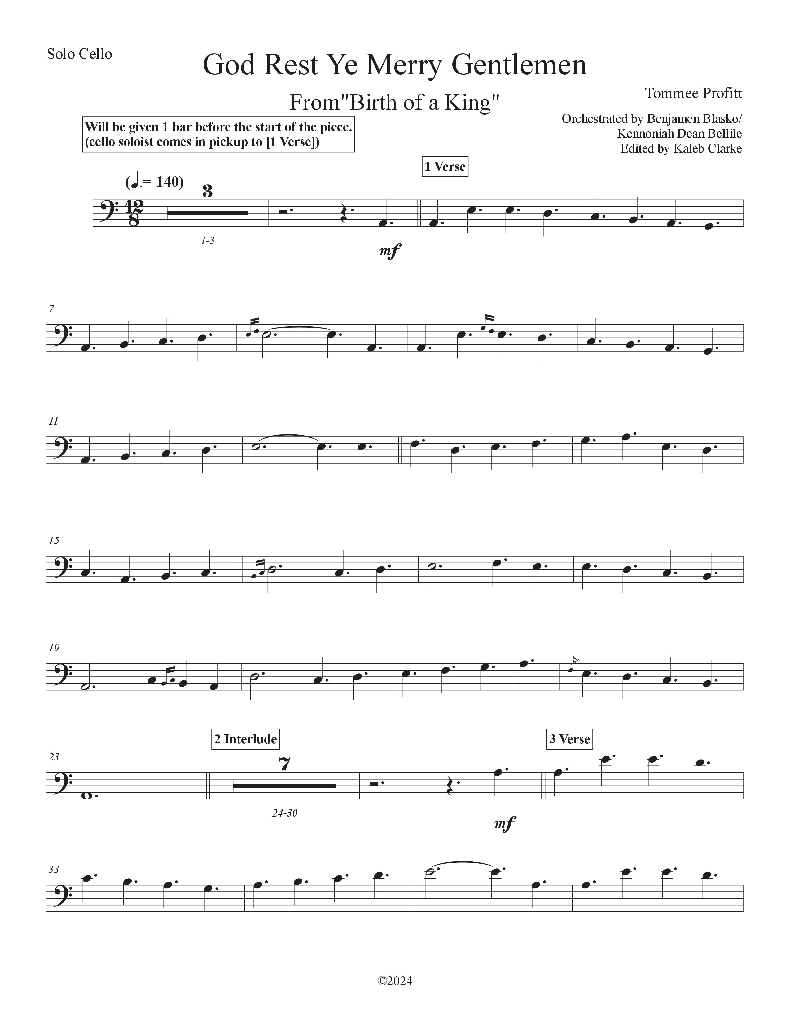 God Rest Ye Merry Gentlemen (Live) Cello Solo (Tommee Profitt / Tina Guo)