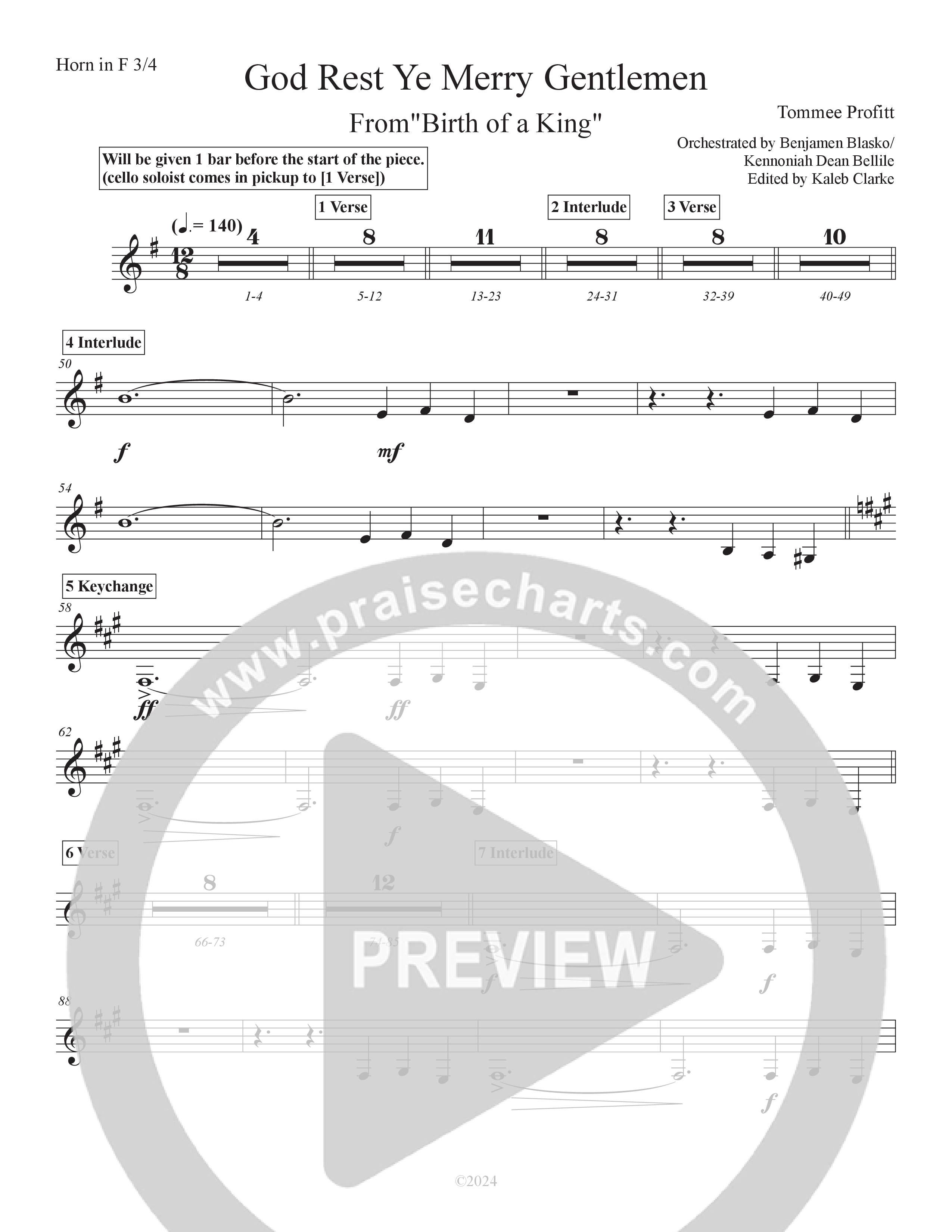 God Rest Ye Merry Gentlemen (Live) French Horn 3 (Tommee Profitt / Tina Guo)