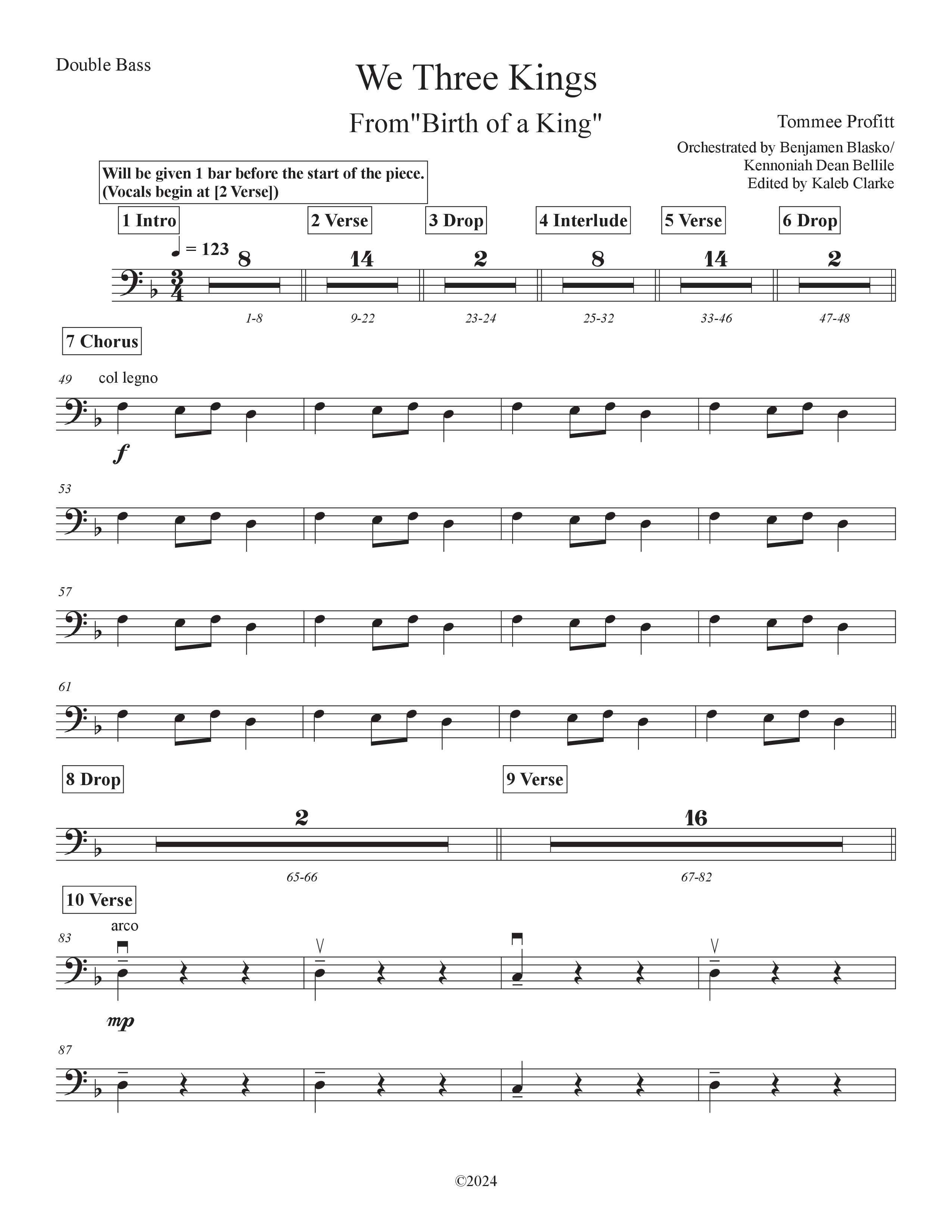 We Three Kings (Live) Double Bass (Tommee Profitt / Colton Dixon / Hollyn)