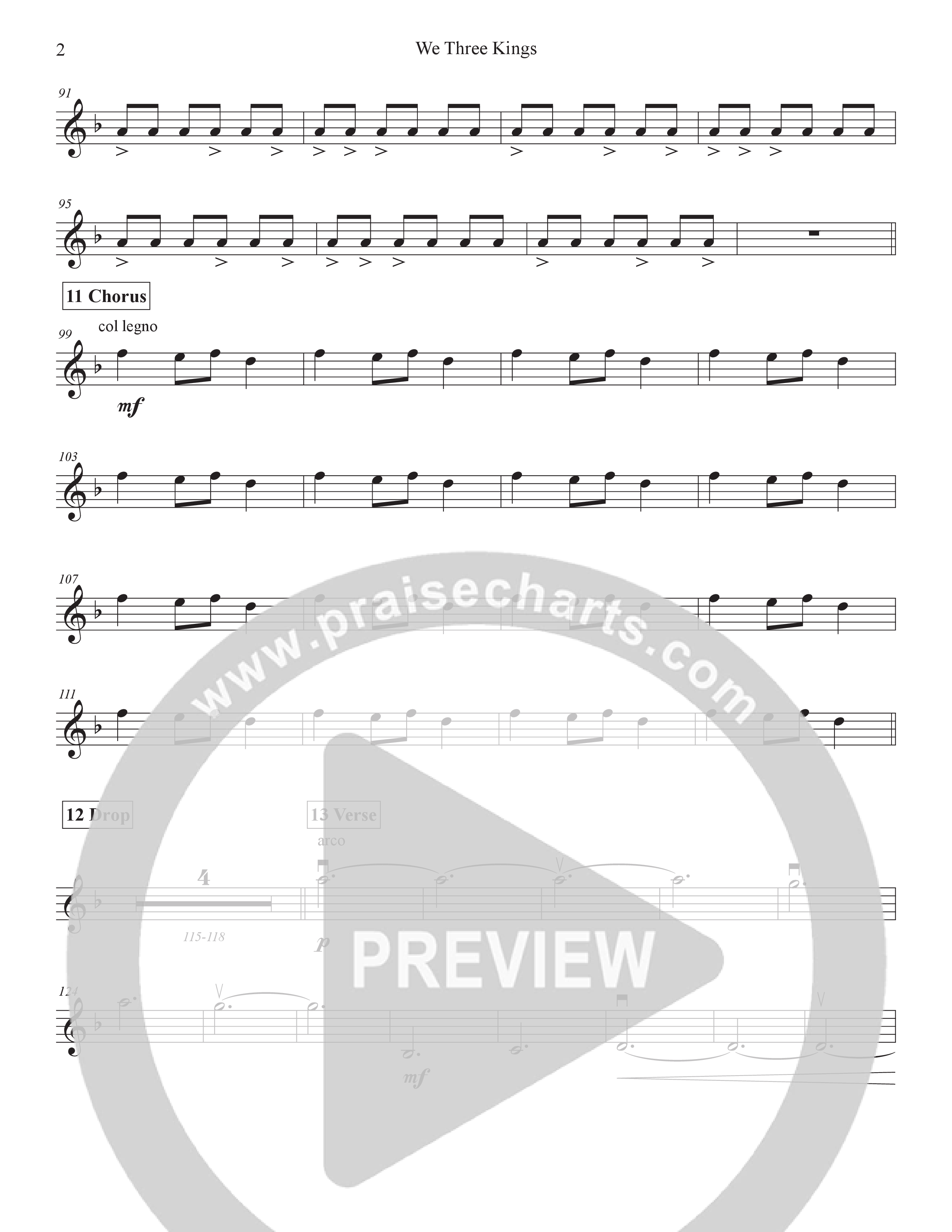 We Three Kings (Live) Violin 2 (Tommee Profitt / Colton Dixon / Hollyn)