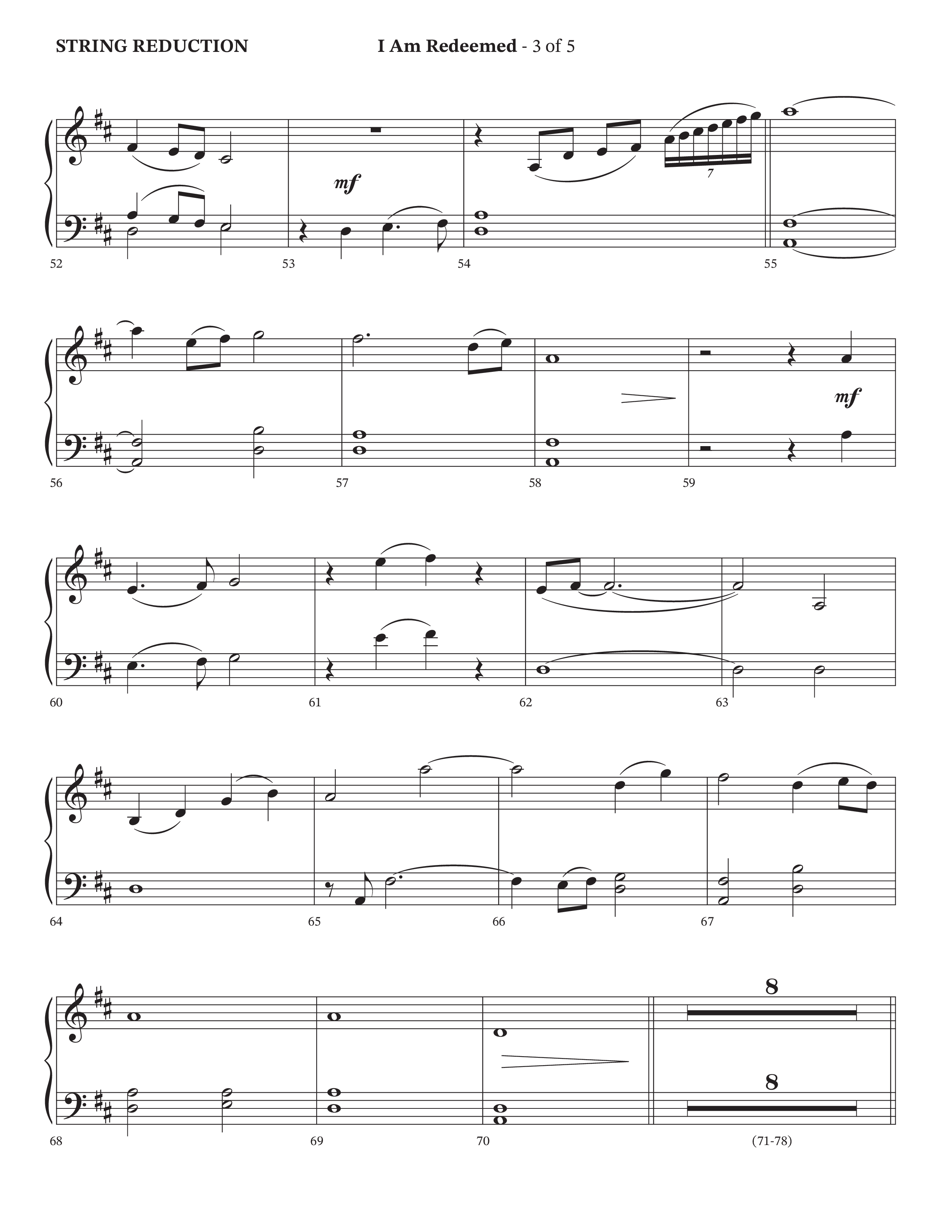 I Am Redeemed (Choral Anthem SATB) String Reduction (Arr. Bradley Knight / Orch. Payton Altman / Poet Voices)