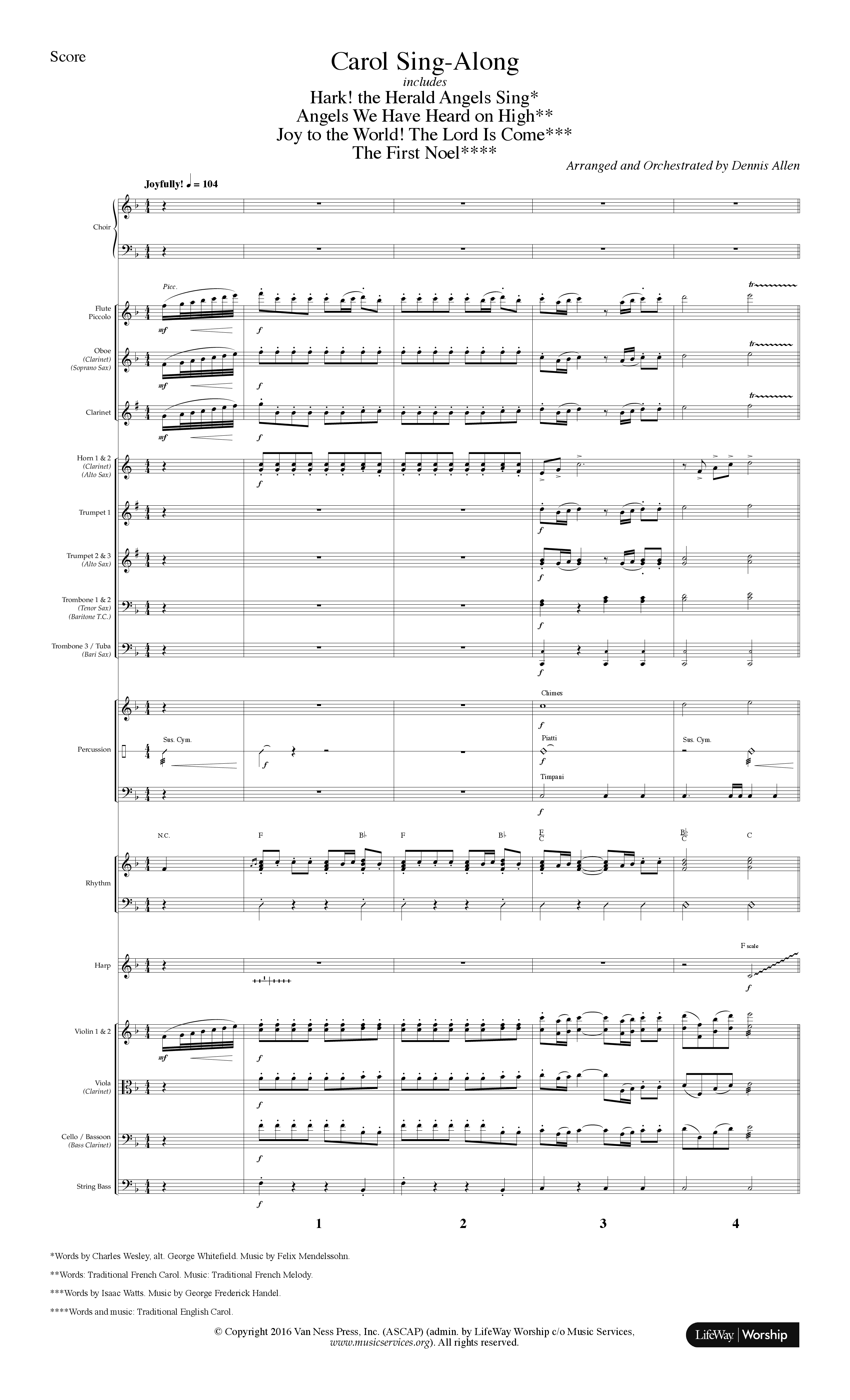 One Small Child (8 Song Choral Collection) Song 3 (Orchestration) (Lifeway Choral / Arr. Dennis Allen)