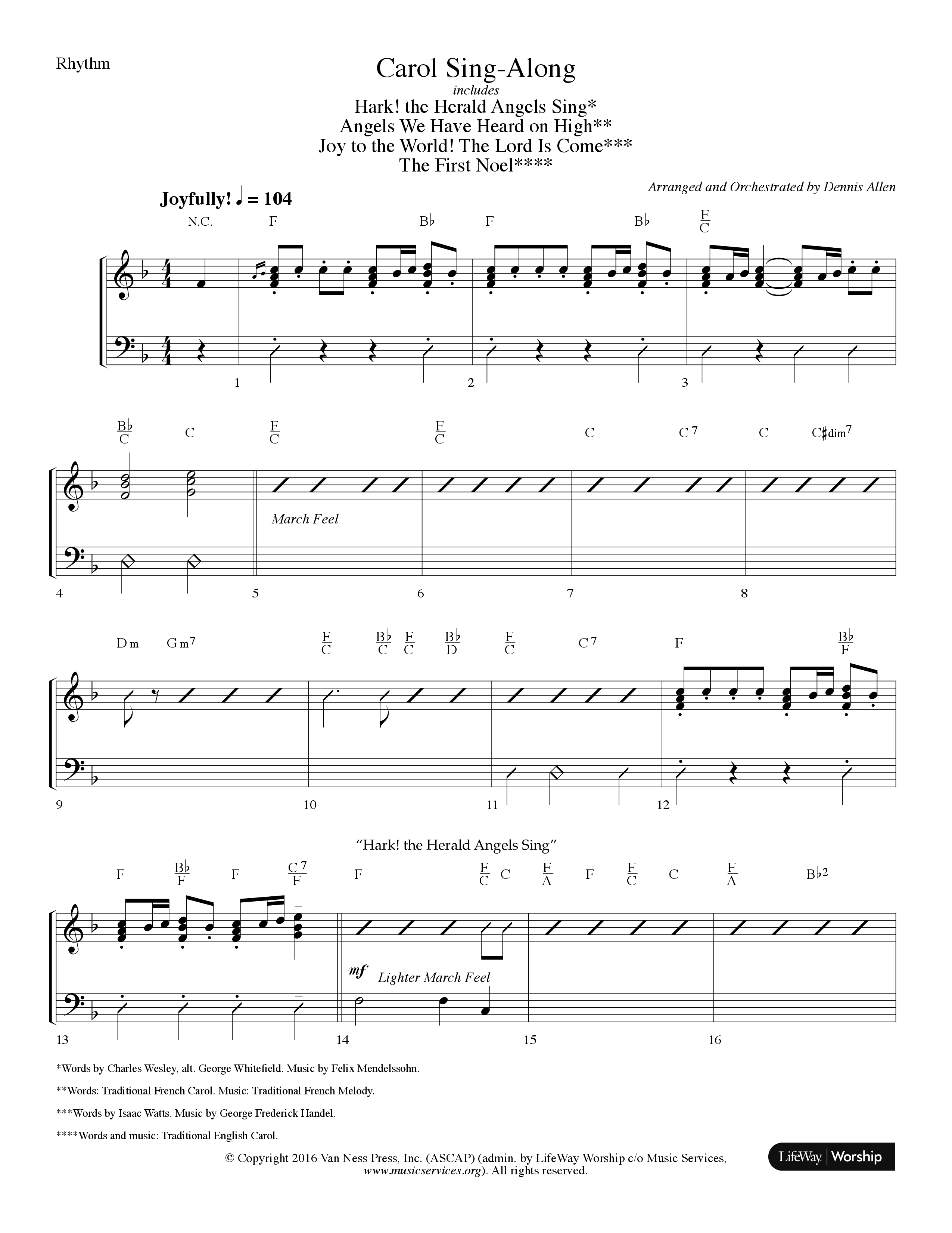 One Small Child (8 Song Choral Collection) Song 3 (Rhythm) (Lifeway Choral / Arr. Dennis Allen)