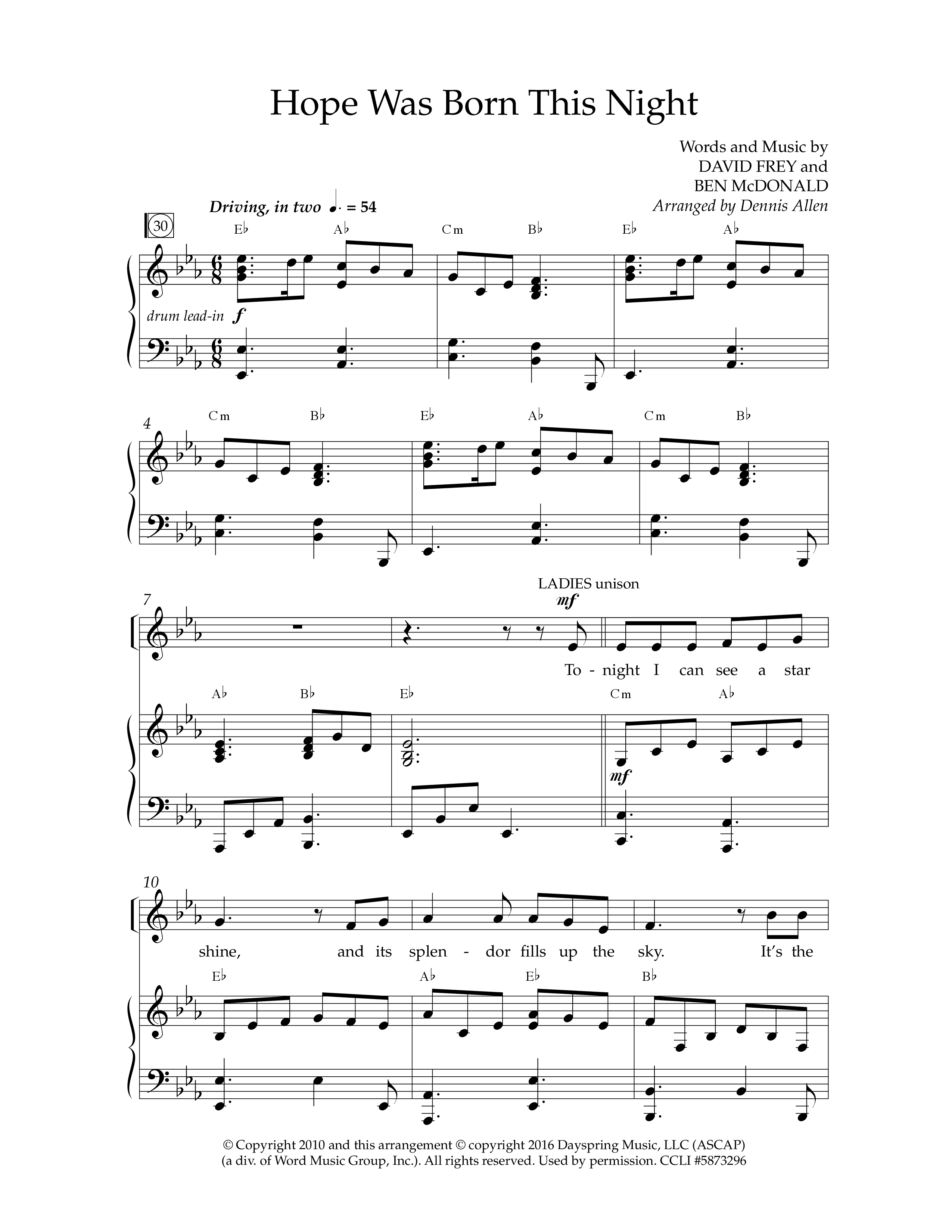 One Small Child (8 Song Choral Collection) Song 5 (Piano SATB) (Lifeway Choral / Arr. Dennis Allen)
