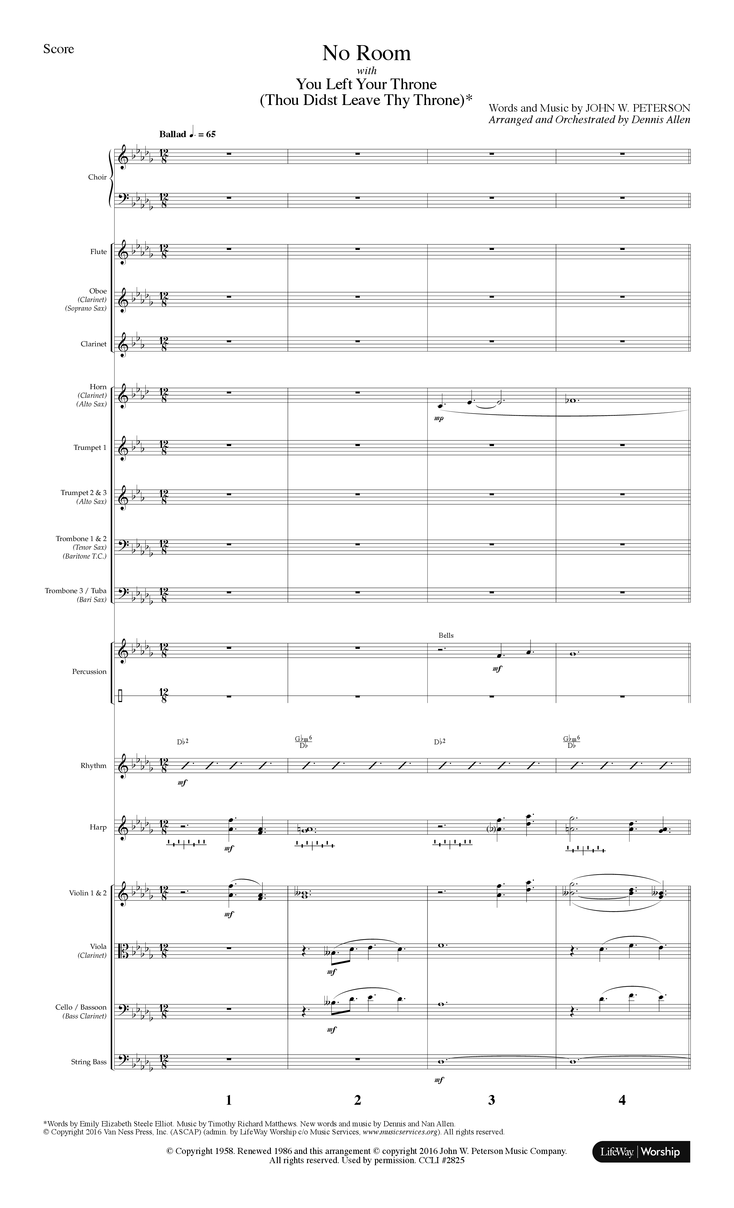 One Small Child (8 Song Choral Collection) Song 7 (Orchestration) (Lifeway Choral / Arr. Dennis Allen)